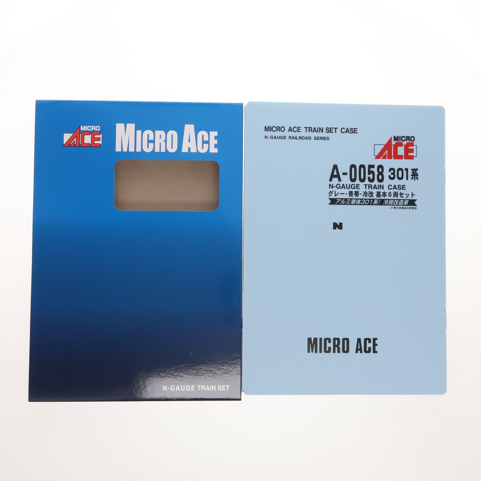 【中古即納】[RWM] A0058 301系 グレー 青帯 冷改 基本6両セット(動力付き) Nゲージ 鉄道模型 MICRO ACE(マイクロエース)(20190630)