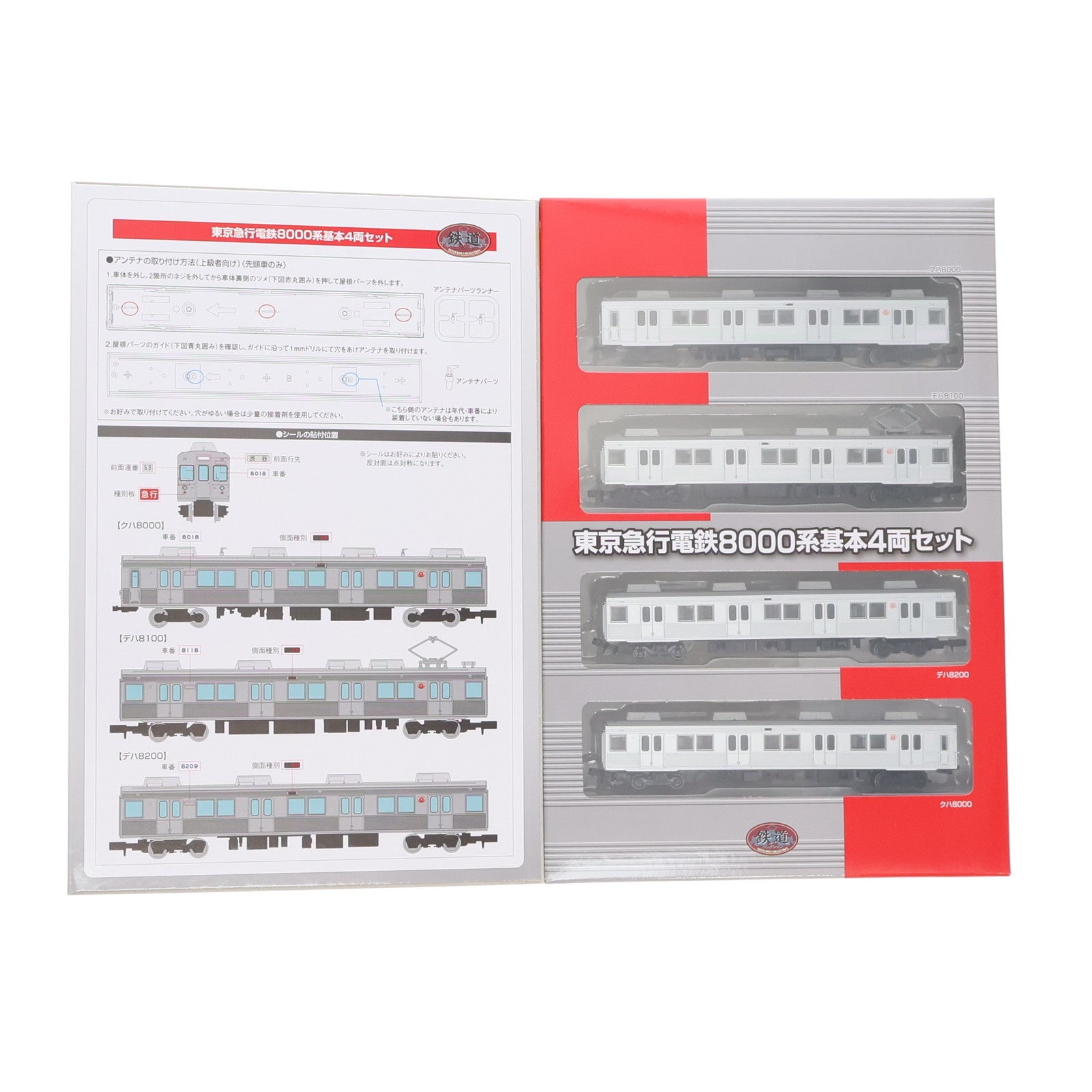 【中古即納】[RWM] 鉄道コレクション(鉄コレ) 東京急行電鉄8000系 基本4両セット 総合車両製作所 電車市場限定(動力無し) Nゲージ 鉄道模型 TOMYTEC(トミーテック)(20160229)