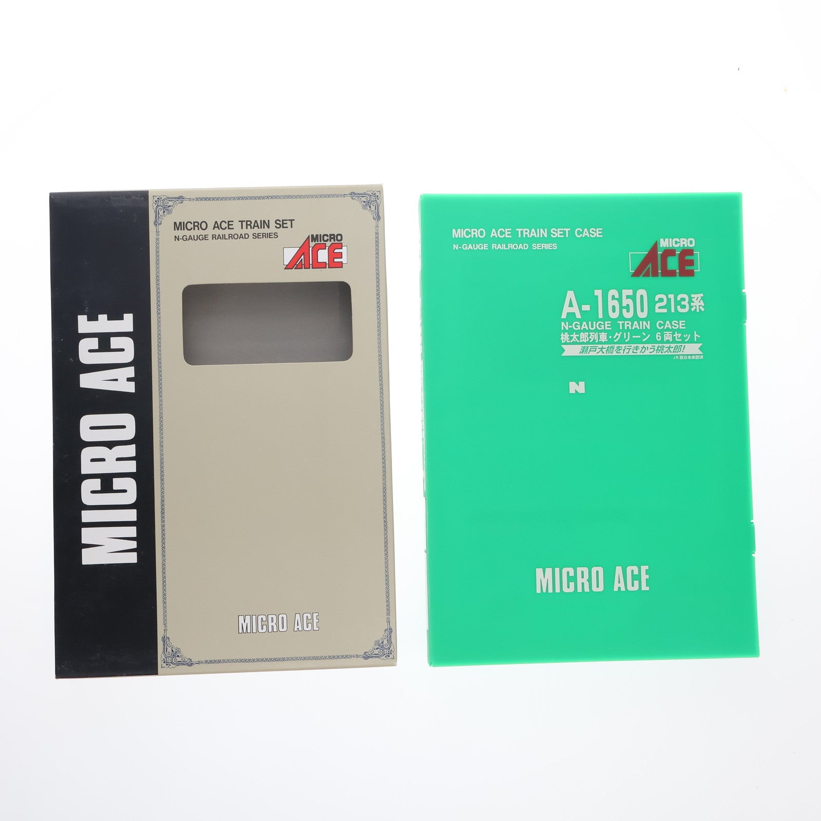 【中古即納】[RWM] A1650 213系 桃太郎列車・グリーン 6両セット(動力付き) Nゲージ 鉄道模型 MICRO ACE(マイクロエース)(20060720)