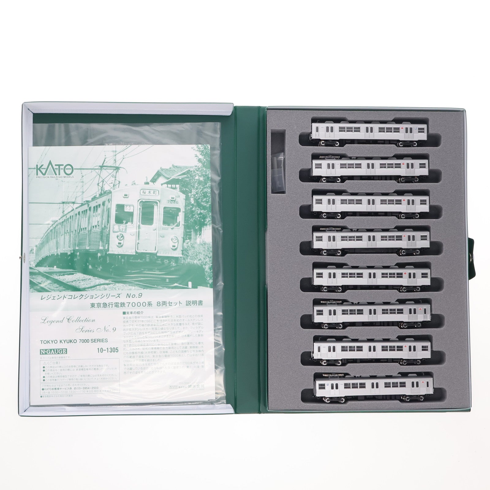 【中古即納】[RWM] 10-1305 レジェンドコレクション No.9 東京急行電鉄7000系 8両セット(動力付き) Nゲージ 鉄道模型 KATO(カトー)(20170803)