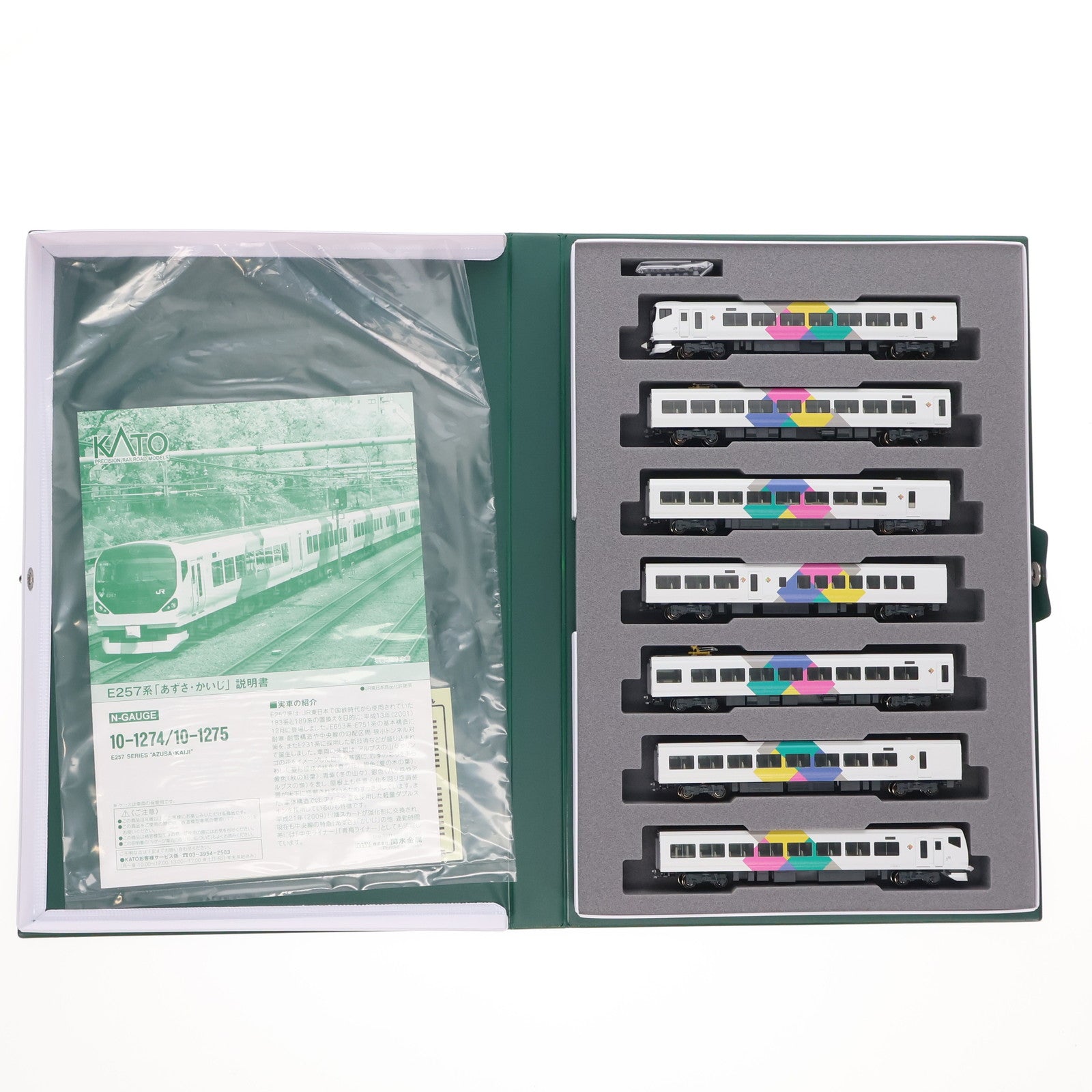 【中古即納】[RWM] (再販) 10-1274 E257系『あずさ・かいじ』 7両基本セット(動力付き) Nゲージ 鉄道模型 KATO(カトー)(20190414)