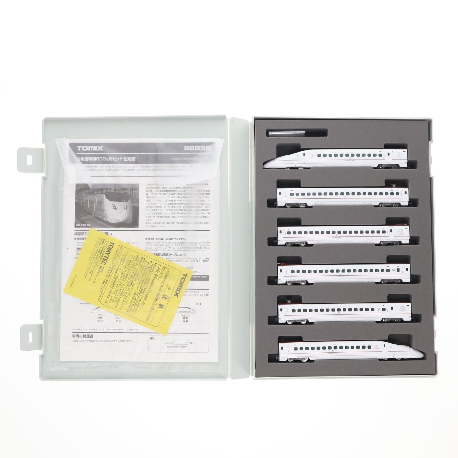【中古即納】[RWM] 98856 九州新幹線800-0系セット(6両)(動力付き) Nゲージ 鉄道模型 TOMIX(トミックス)(20240525)