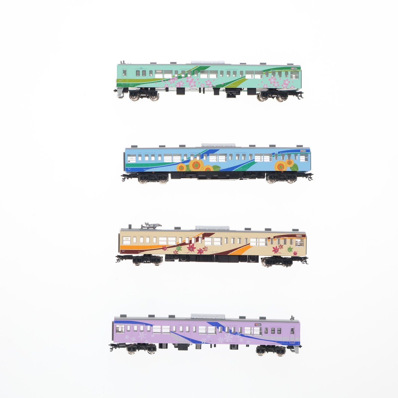 【中古即納】[RWM] 10-912 201系 四季彩タイプ 4両セット(動力付き) Nゲージ 鉄道模型 KATO(カトー)(20030415)