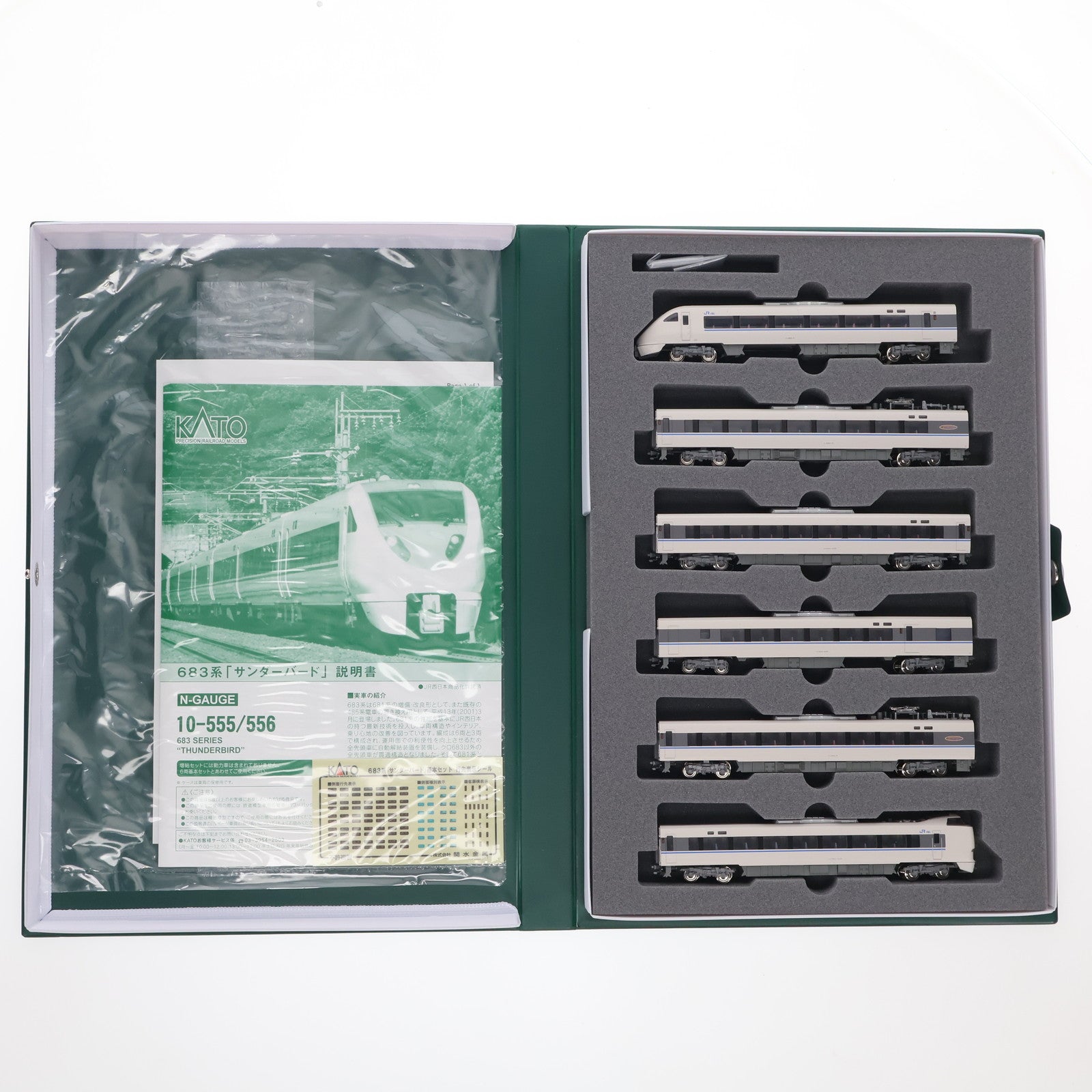 【中古即納】[RWM] 10-555 683系「サンダーバード」 6両基本セット(動力付き) Nゲージ 鉄道模型 KATO(カトー)(20081210)