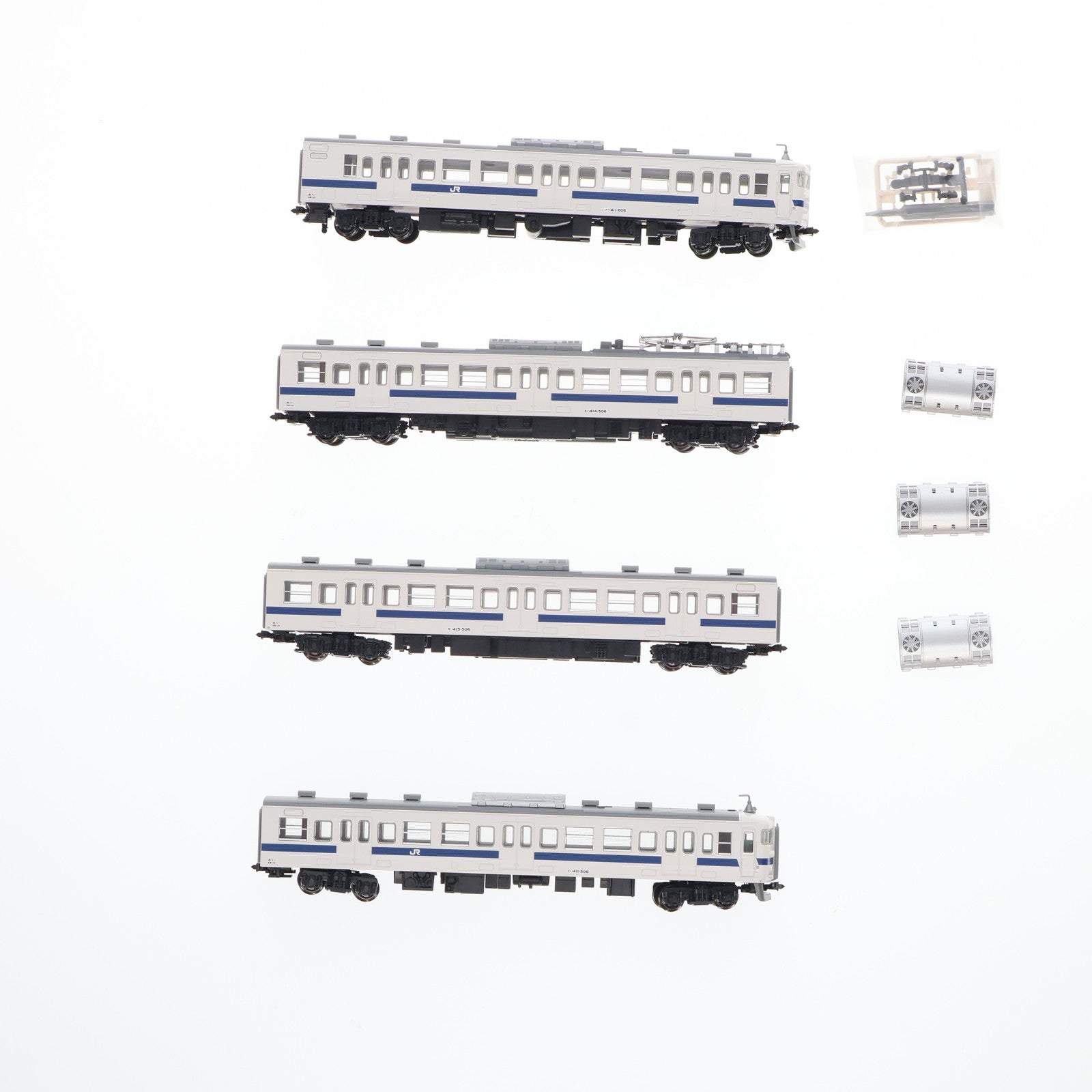 【中古即納】[RWM] 10-1537 415系(常磐線・新色) 4両セット(動力付き) Nゲージ 鉄道模型 KATO(カトー)(20191011)