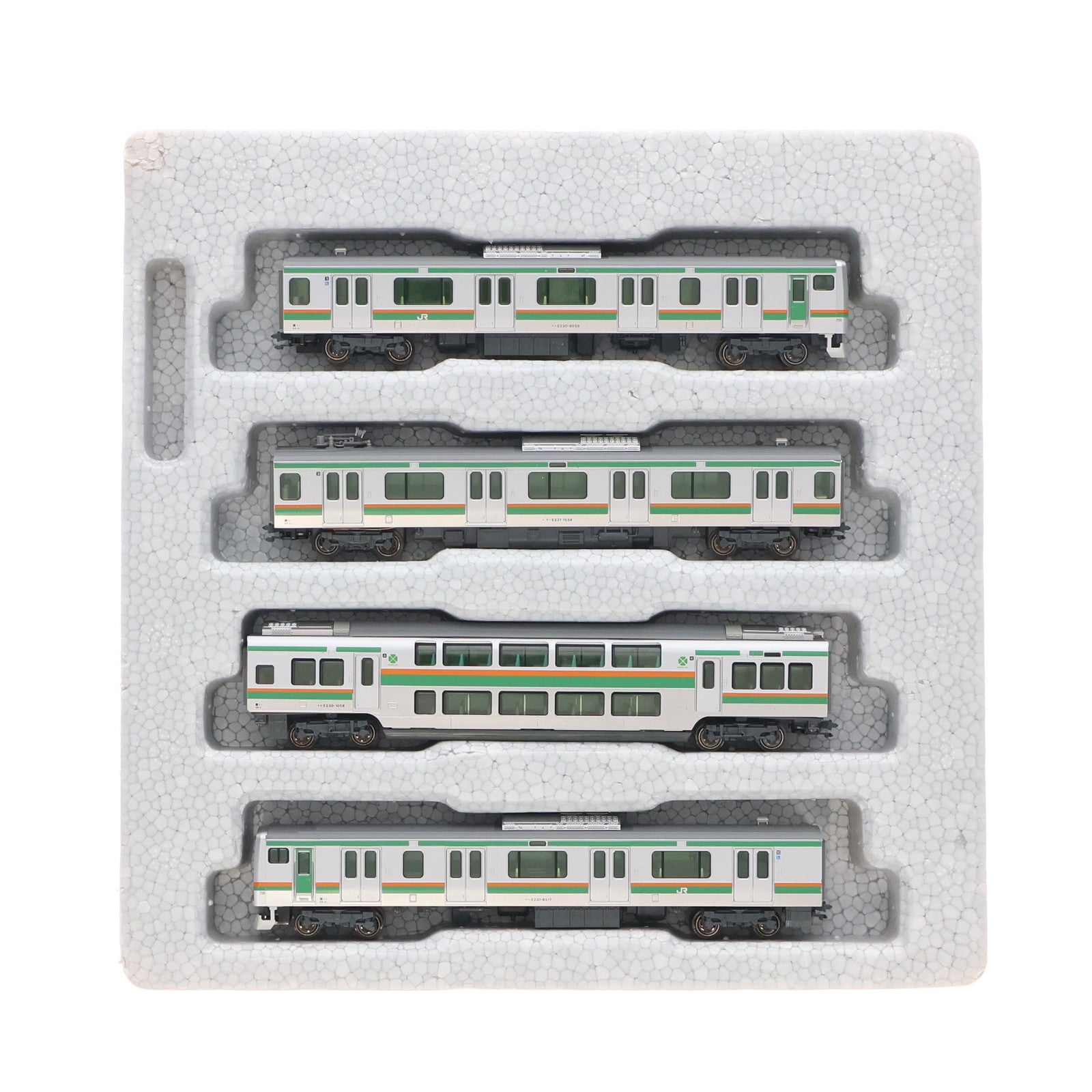 【中古即納】[RWM] 10-594 E231系 東海道線・湘南新宿ライン 基本4両セット(動力付き) Nゲージ 鉄道模型 KATO(カトー)(20190707)