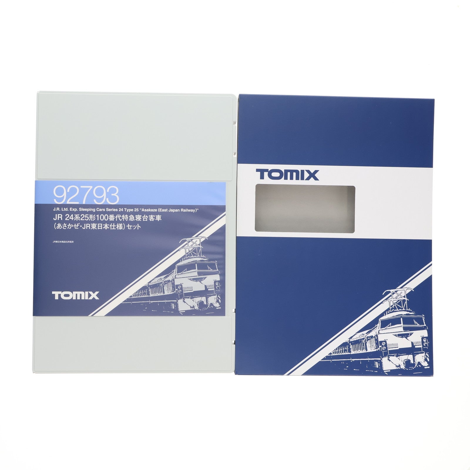 【中古即納】[RWM] 92793 JR 24系25形100番代特急寝台客車(あさかぜ・JR東日本仕様)(7両)(動力無し) Nゲージ 鉄道模型 TOMIX(トミックス)(20100331)