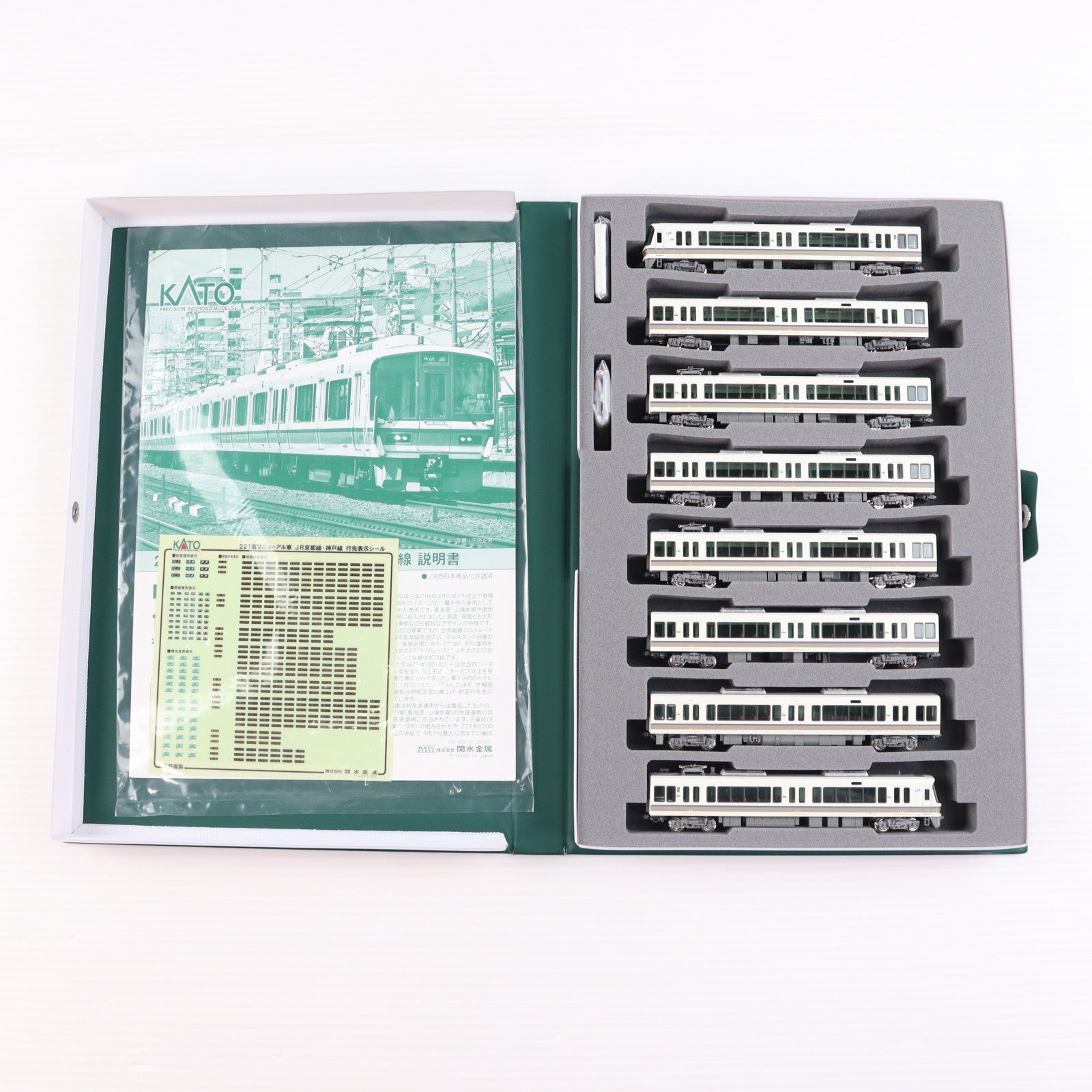 【中古即納】[RWM] 10-1578 221系 リニューアル車 JR京都線・神戸線 8両セット(動力付き) Nゲージ 鉄道模型 KATO(カトー)(20200327)