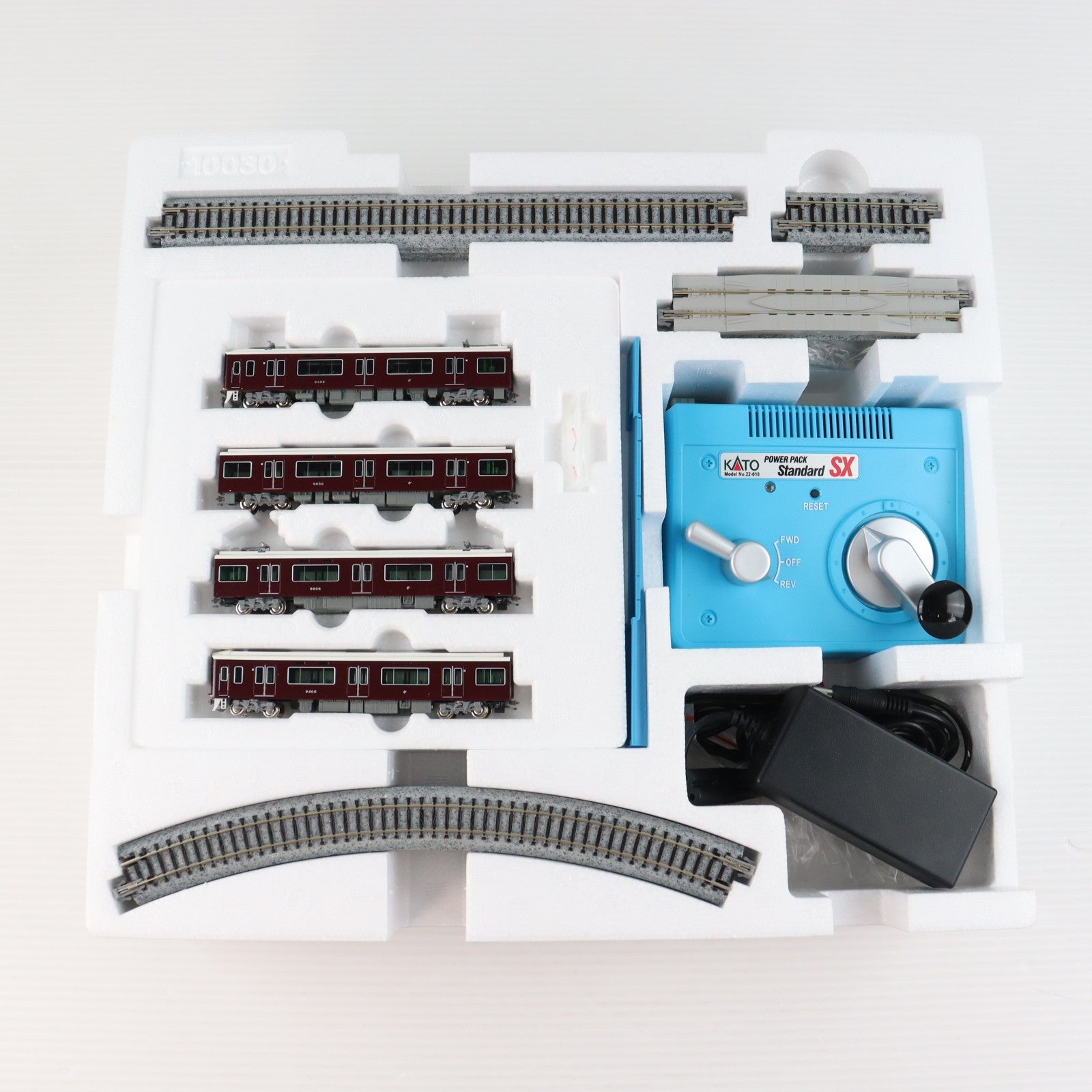 【中古即納】[RWM] 10-009 スターターセット 阪急電鉄9300系(動力付き) Nゲージ 鉄道模型 KATO(カトー)(20200516)