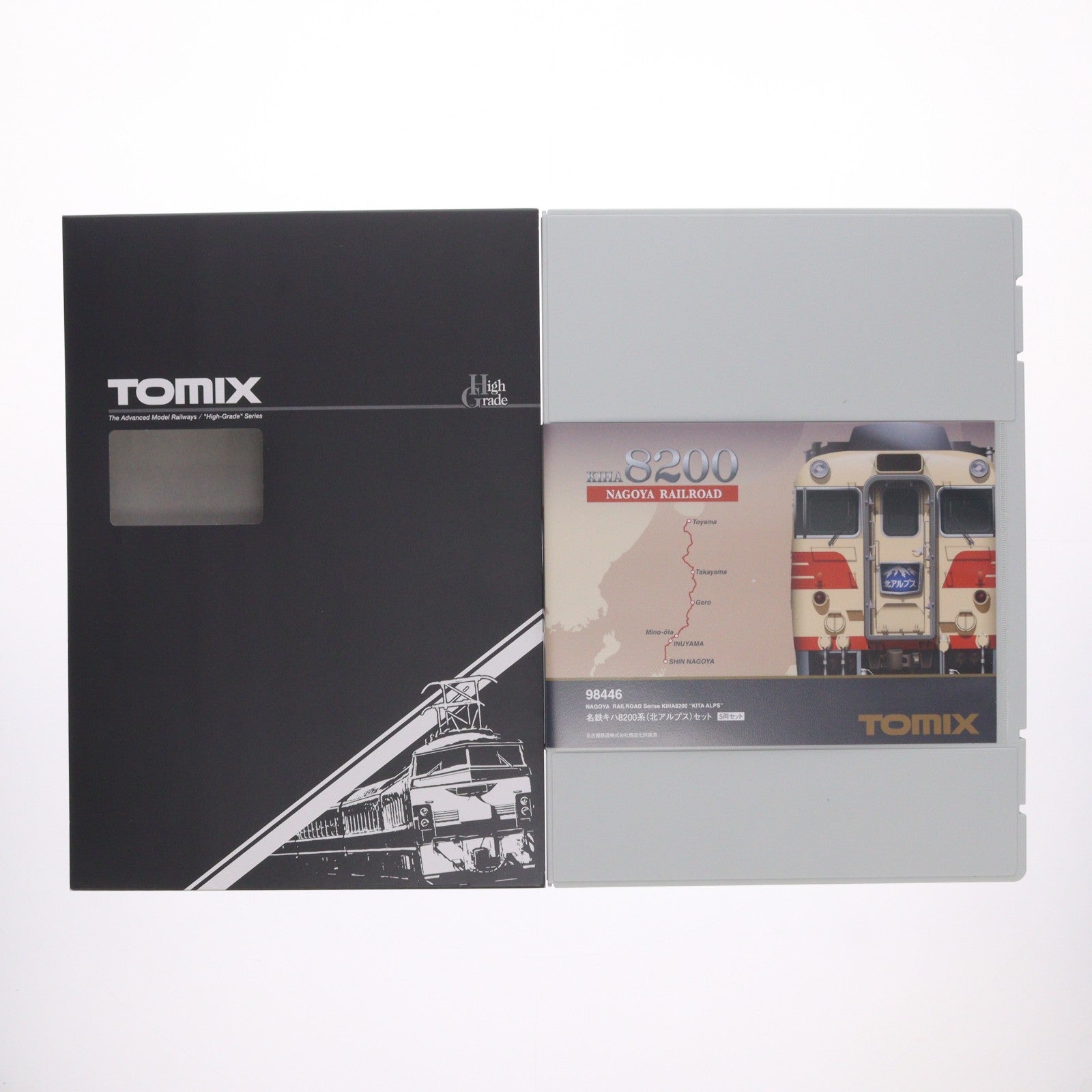【中古即納】[RWM] 98446 名鉄キハ8200系(北アルプス)セット(5両)(動力付き) Nゲージ 鉄道模型 TOMIX(トミックス)(20220327)