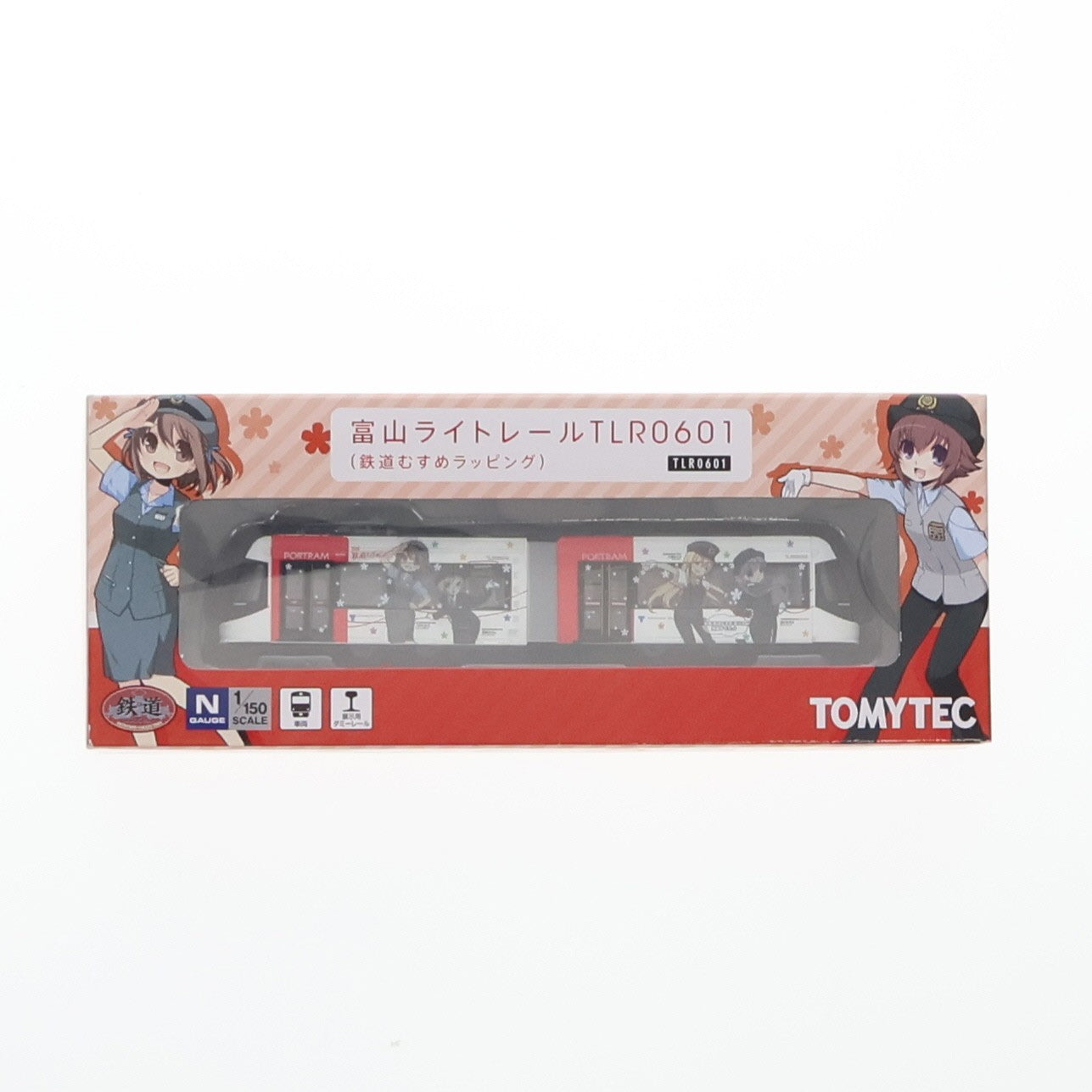 【中古即納】[RWM] 252740 鉄道コレクション(鉄コレ) 富山ライトレール 鉄道むすめラッピング(A:赤)(動力無し) Nゲージ 鉄道模型 TOMYTEC(トミーテック)(20130831)