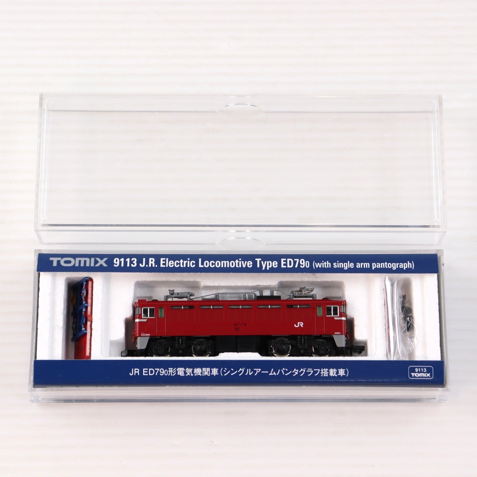 【中古即納】[RWM] (再販) 9113 JR ED79-0形電気機関車(シングルアームパンタグラフ搭載車)(動力付き) Nゲージ 鉄道模型 TOMIX(トミックス)(20171102)