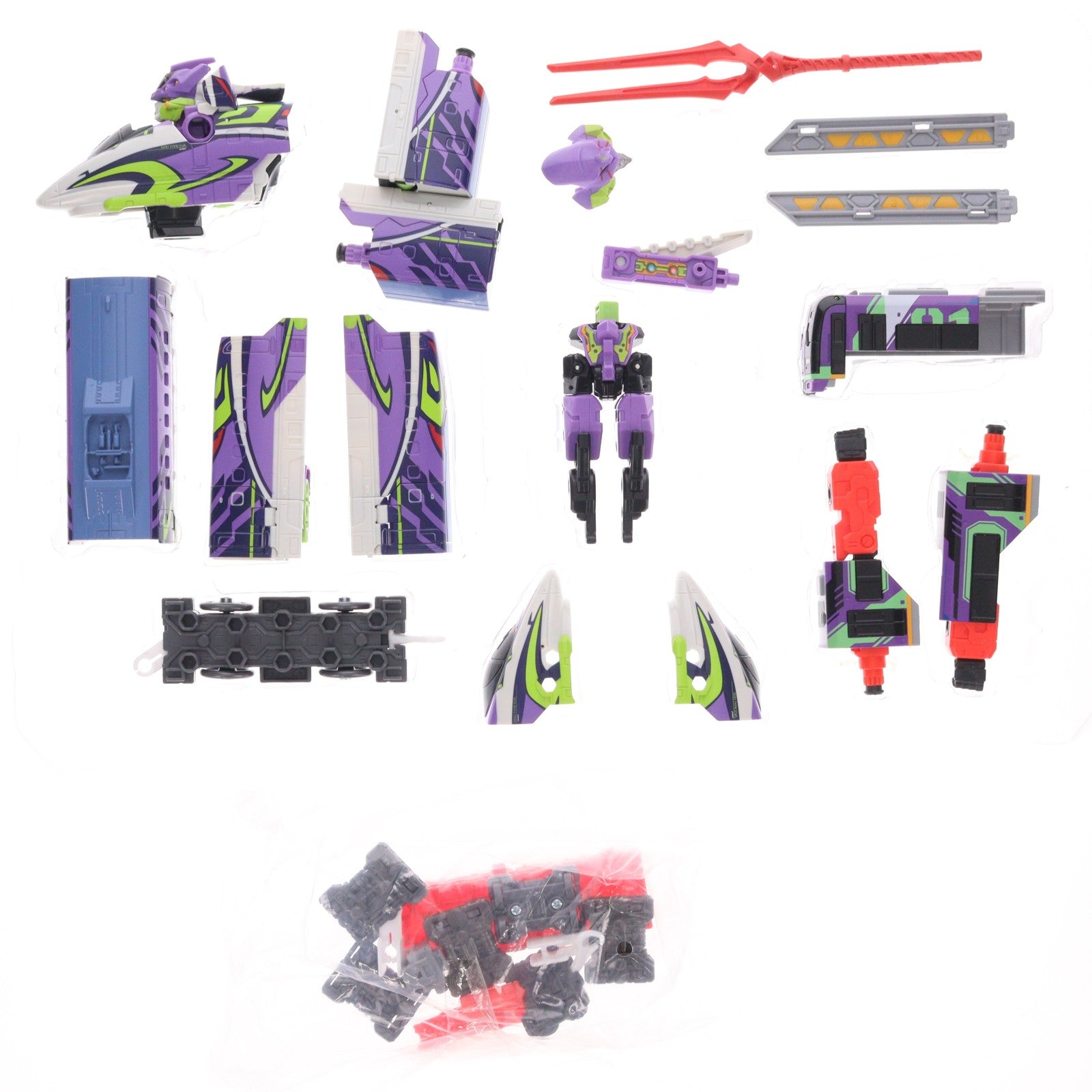 【中古即納】[RWM] プラレール 新幹線変形ロボ シンカリオンZ シンカリオンZ 500 ミュースカイ TYPE EVA(動力無し) 鉄道模型 タカラトミー(20211218)