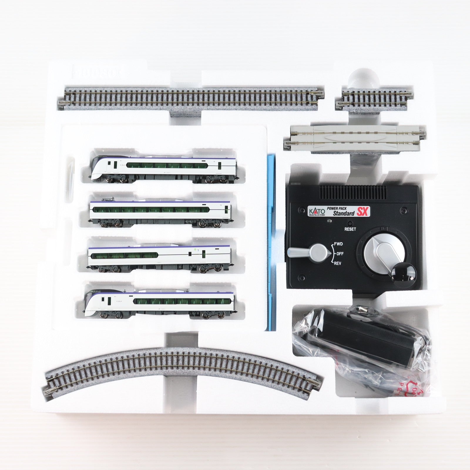 【中古即納】[RWM] (再販) 10-028 Nゲージスターターセット E353系「あずさ・かいじ」(動力付き) Nゲージ 鉄道模型 KATO(カトー)(20241108)