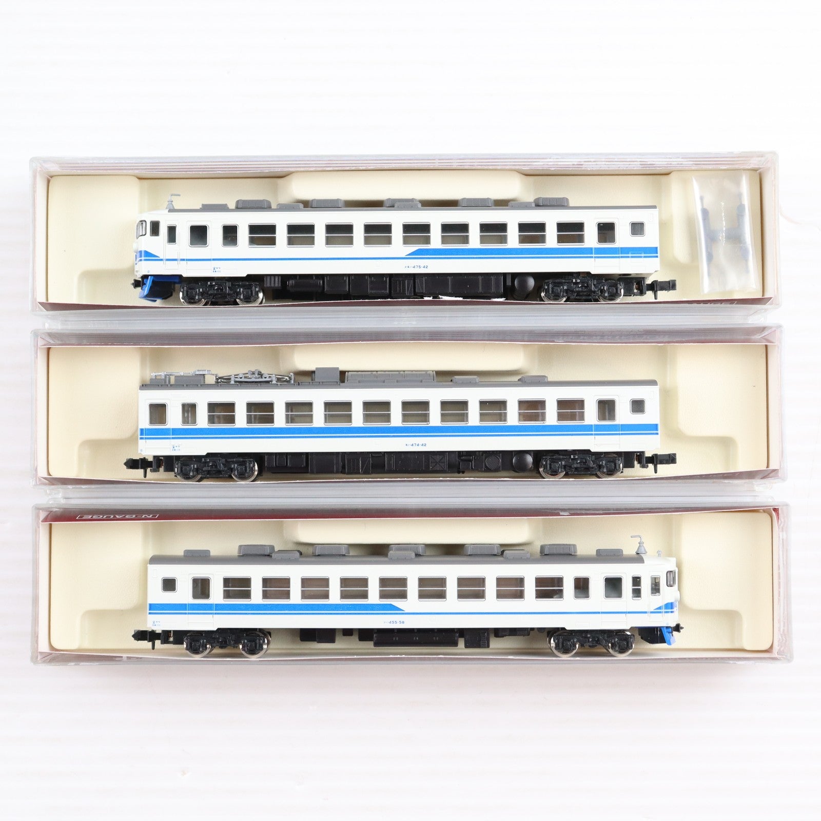 【中古即納】[RWM] 10-906 475系北陸線タイプ 3両セット(動力付き) Nゲージ 鉄道模型 ROUNDHOUSE(ラウンドハウス)/KATO(カトー)(20010627)