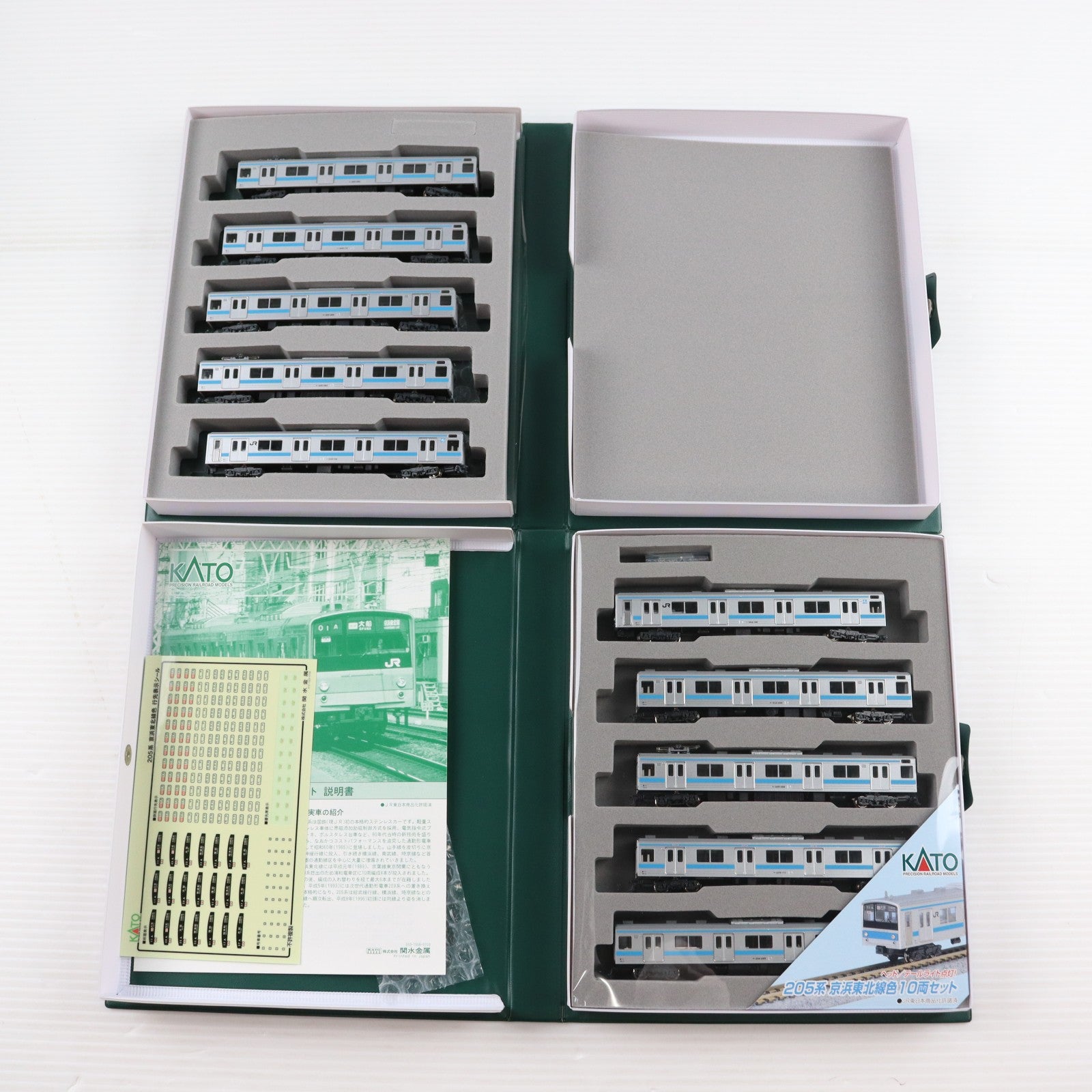 【中古即納】[RWM] 10-523 205系 京浜東北線色 10両セットA(動力付き) Nゲージ 鉄道模型 KATO(カトー)(20070430)