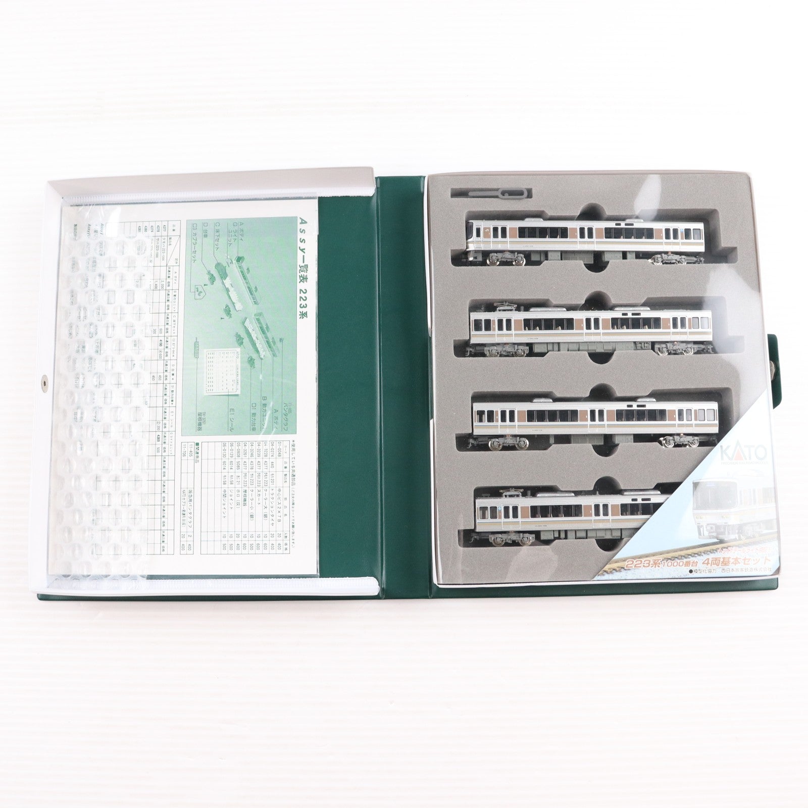 【中古即納】[RWM] 10-388 223系1000番台 4両基本セット(動力付き) Nゲージ 鉄道模型 KATO(カトー)(19991231)