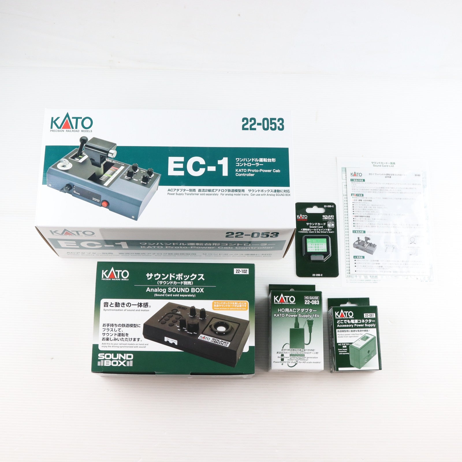 【中古即納】[RWM] 22-054 ワンハンドル運転台【サウンド走行】ボックスセット Nゲージ・HOゲージ 鉄道模型 KATO(カトー)(20241128)