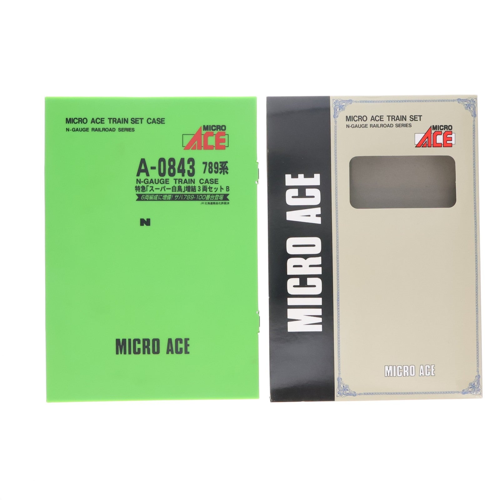 【中古即納】[RWM] A0843 789系 特急「スーパー白鳥」 増結B 3両セット(動力無し) Nゲージ 鉄道模型 MICRO ACE(マイクロエース)(20070530)