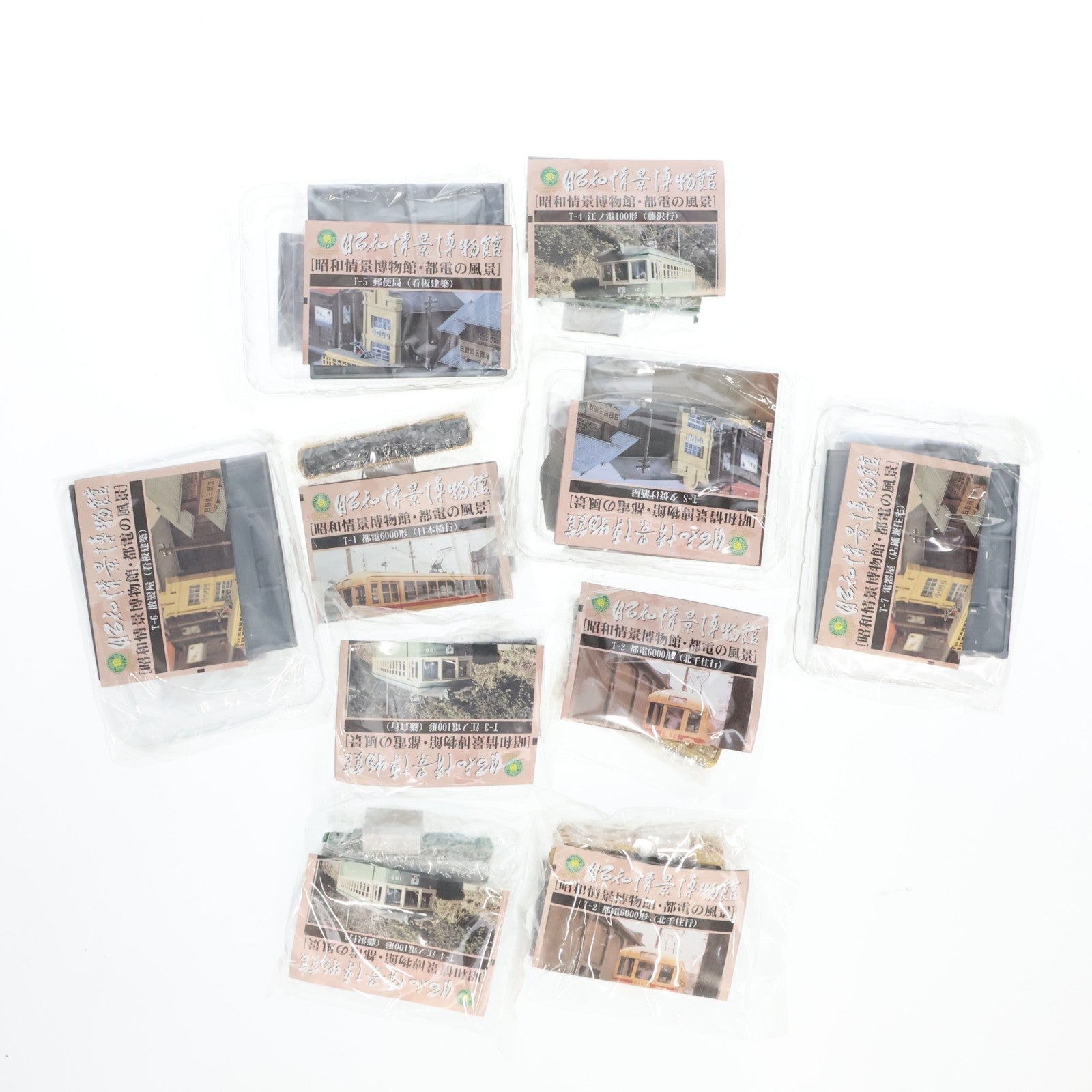 【中古即納】[RWM] (BOX)(食玩) 昭和情景博物館 都電の風景 Nゲージ 鉄道模型(10個) エフトイズ・コンフェクト(20040409)