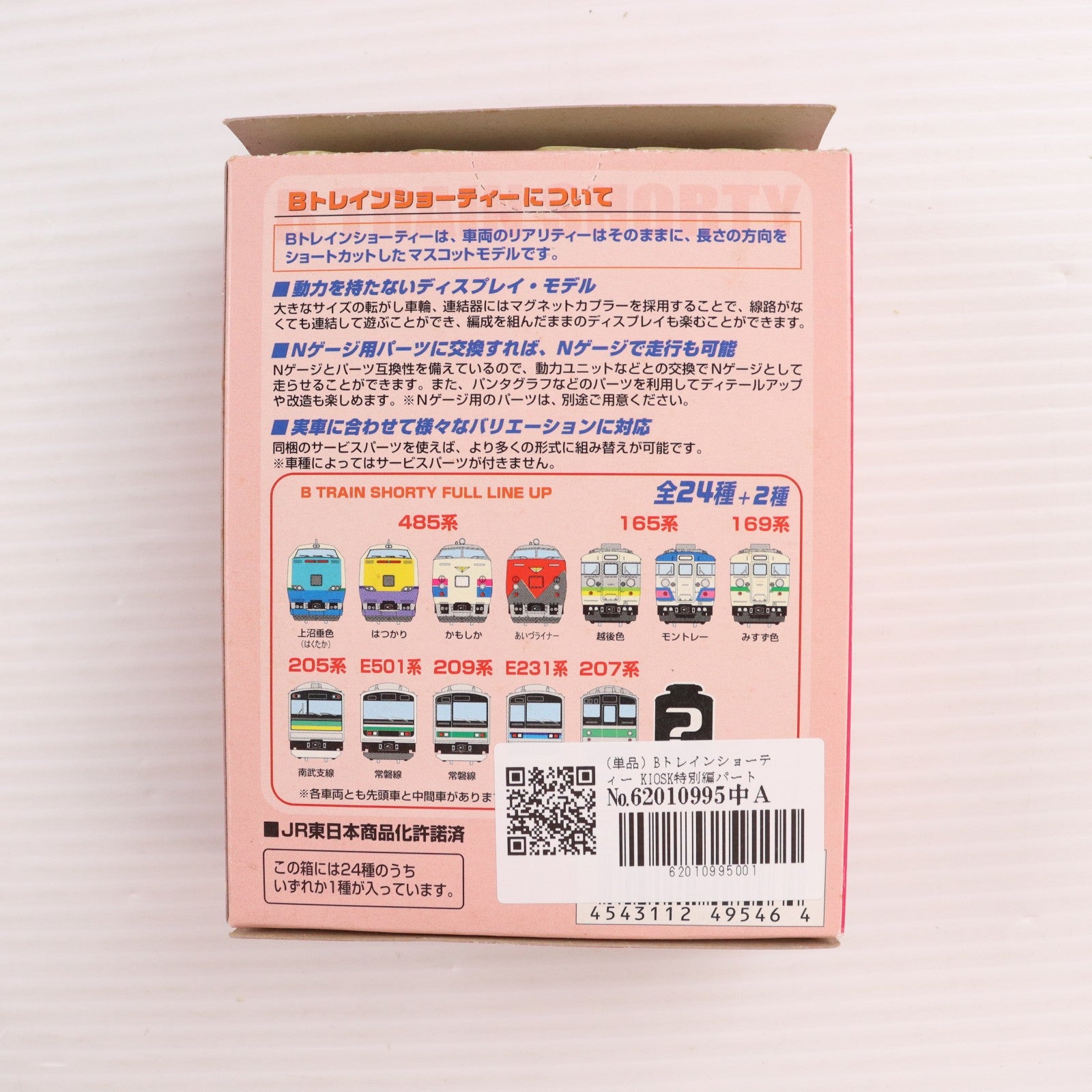 【中古即納】[RWM] (単品) Bトレインショーティー KIOSK特別編パート4 485系 かもしか 中間車両 KIOSK&NEWDAYS&えきねっと限定 組み立てキット Nゲージ 鉄道模型 バンダイ(20070810)