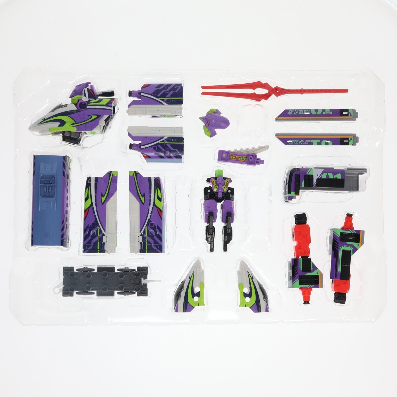 【中古即納】[RWM] プラレール 新幹線変形ロボ シンカリオンZ シンカリオンZ 500 ミュースカイ TYPE EVA(動力無し) 鉄道模型 タカラトミー(20211218)