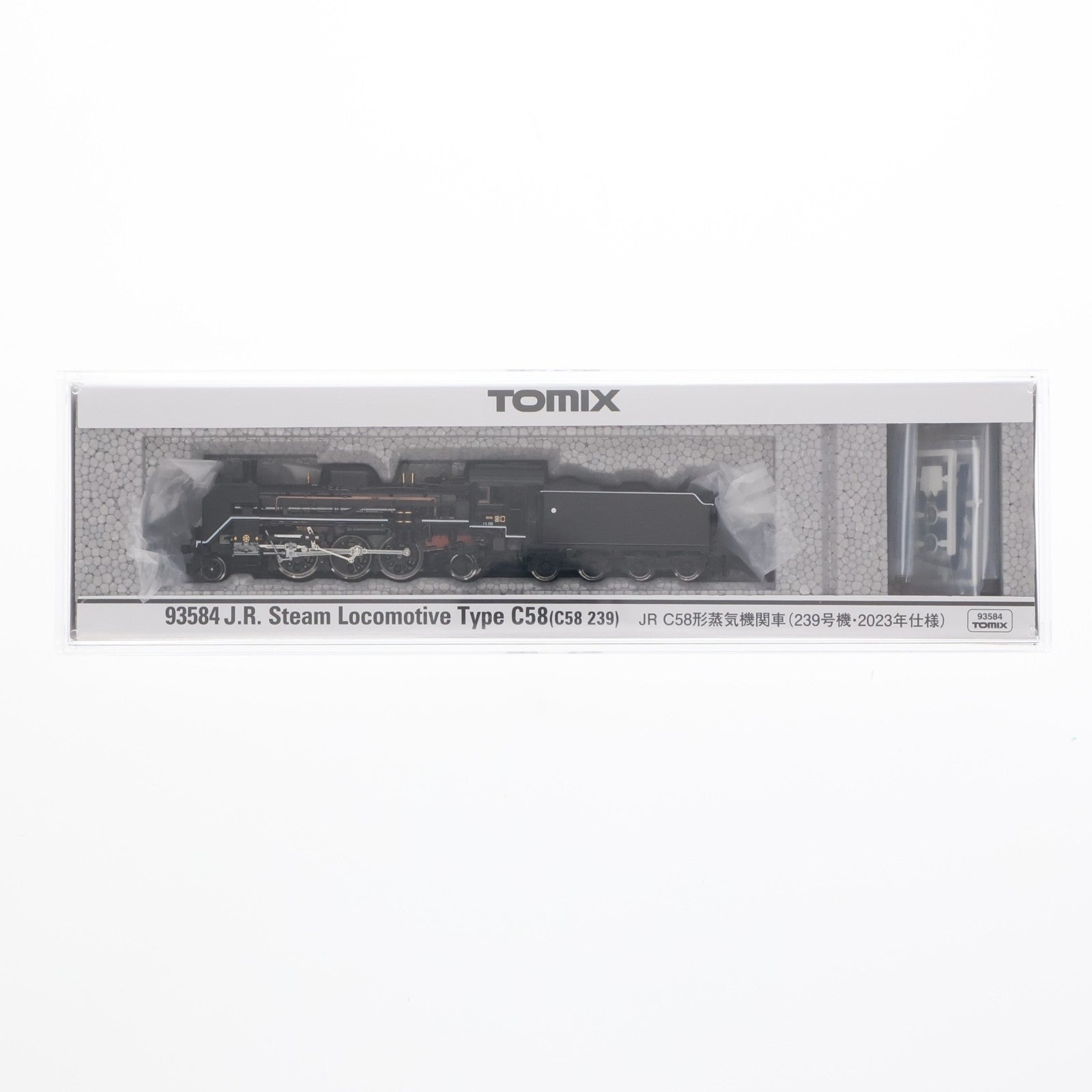 【中古即納】[RWM] 93584 JR C58形蒸気機関車(239号機・2023年仕様)(動力付き) Nゲージ 鉄道模型 TOMIX(トミックス)(20240320)