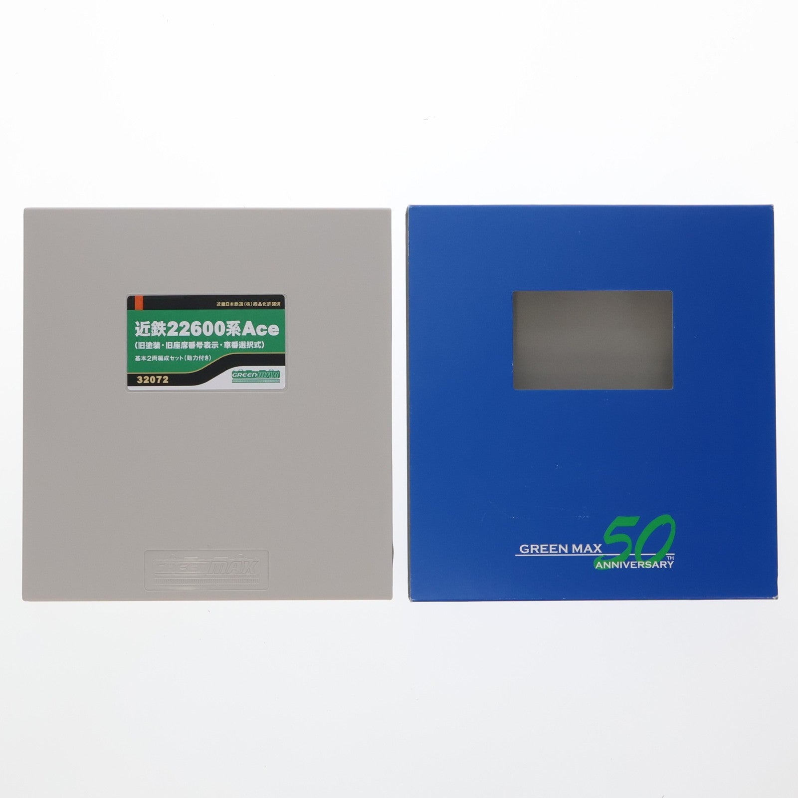 【中古即納】[RWM] 32072 近鉄22600系Ace(旧塗装・旧座席番号表示・車番選択式) 基本2両編成セット(動力付き) Nゲージ 鉄道模型 GREENMAX(グリーンマックス)(20251121)