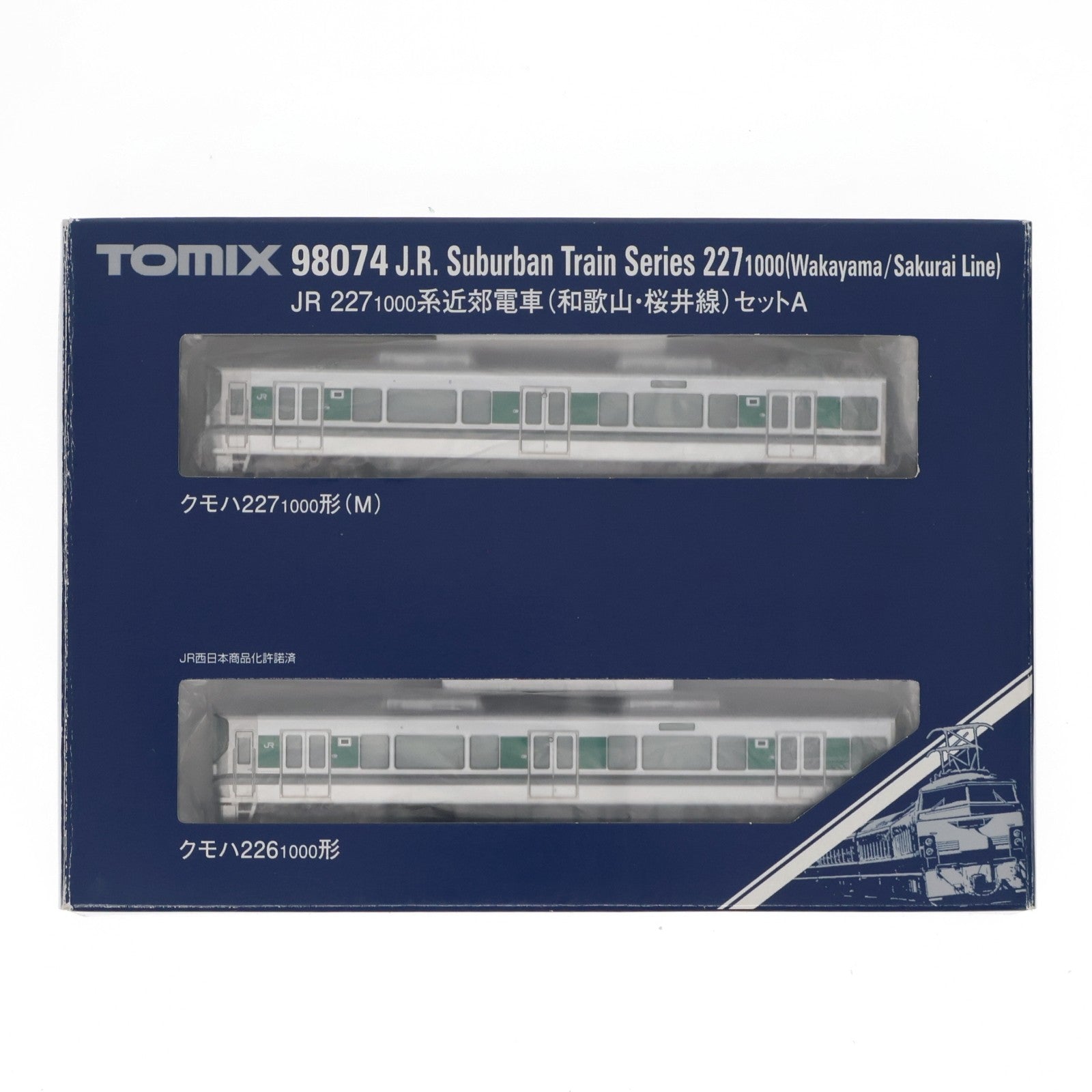 【中古即納】[RWM] 98074 JR 227-1000系近郊電車(和歌山・桜井線)セットA(2両)(動力付き) Nゲージ 鉄道模型 TOMIX(トミックス)(20200429)