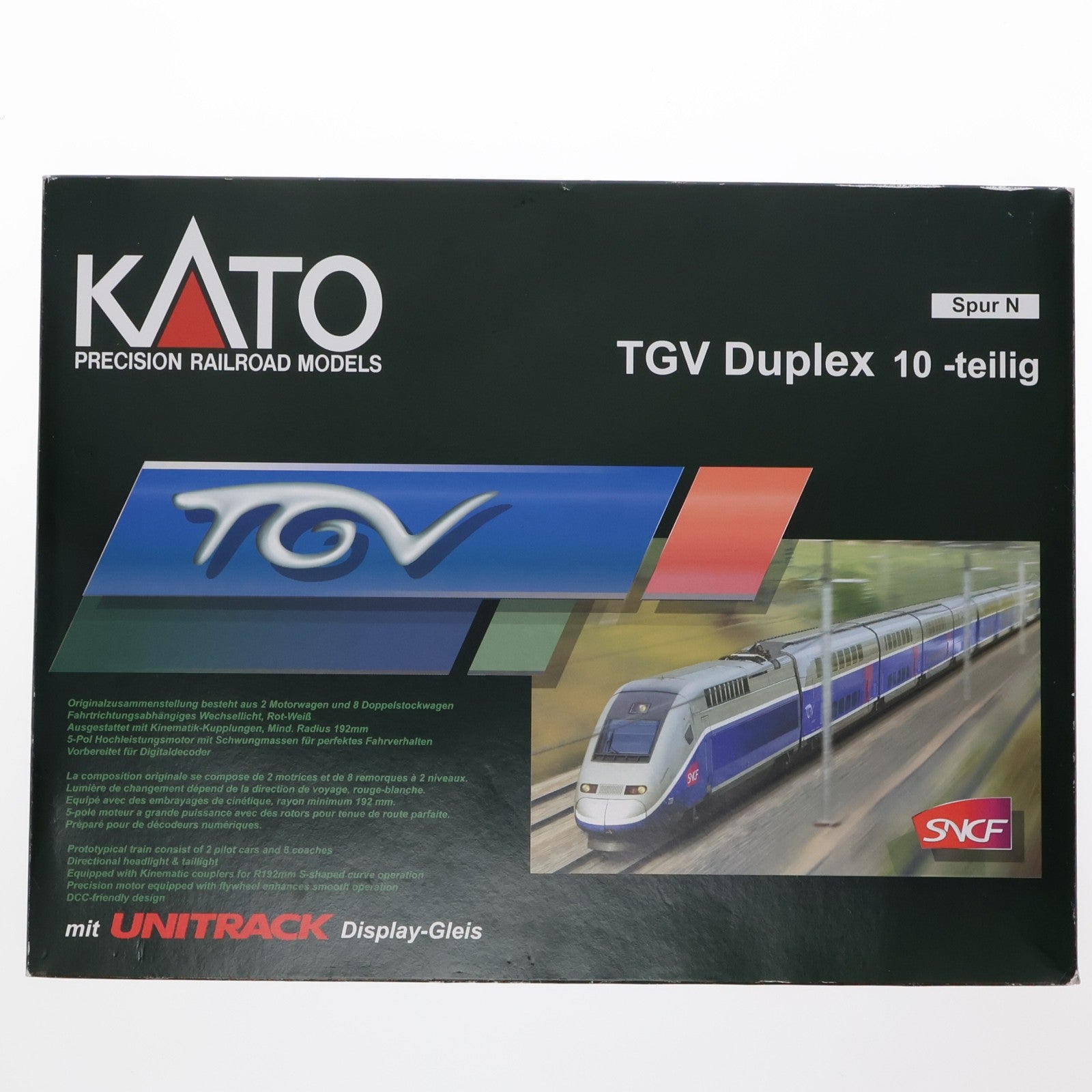 【中古即納】[RWM] TGV Duplex(テジェヴェ デュープレックス) 10-teilig(10両セット)(動力付き) Nゲージ 鉄道模型 KATO(カトー)(20090731)