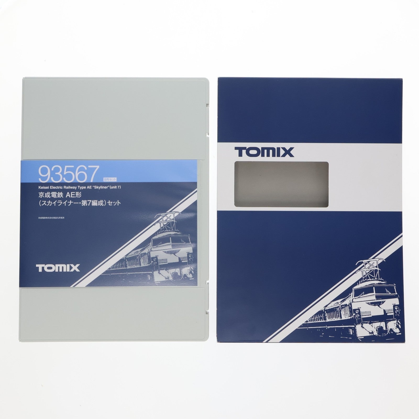 【中古即納】[RWM] 93567 テックステーション限定 京成電鉄 AE形(スカイライナー・第7編成)セット(8両)(動力付き) Nゲージ 鉄道模型 TOMIX(トミックス)(20220630)