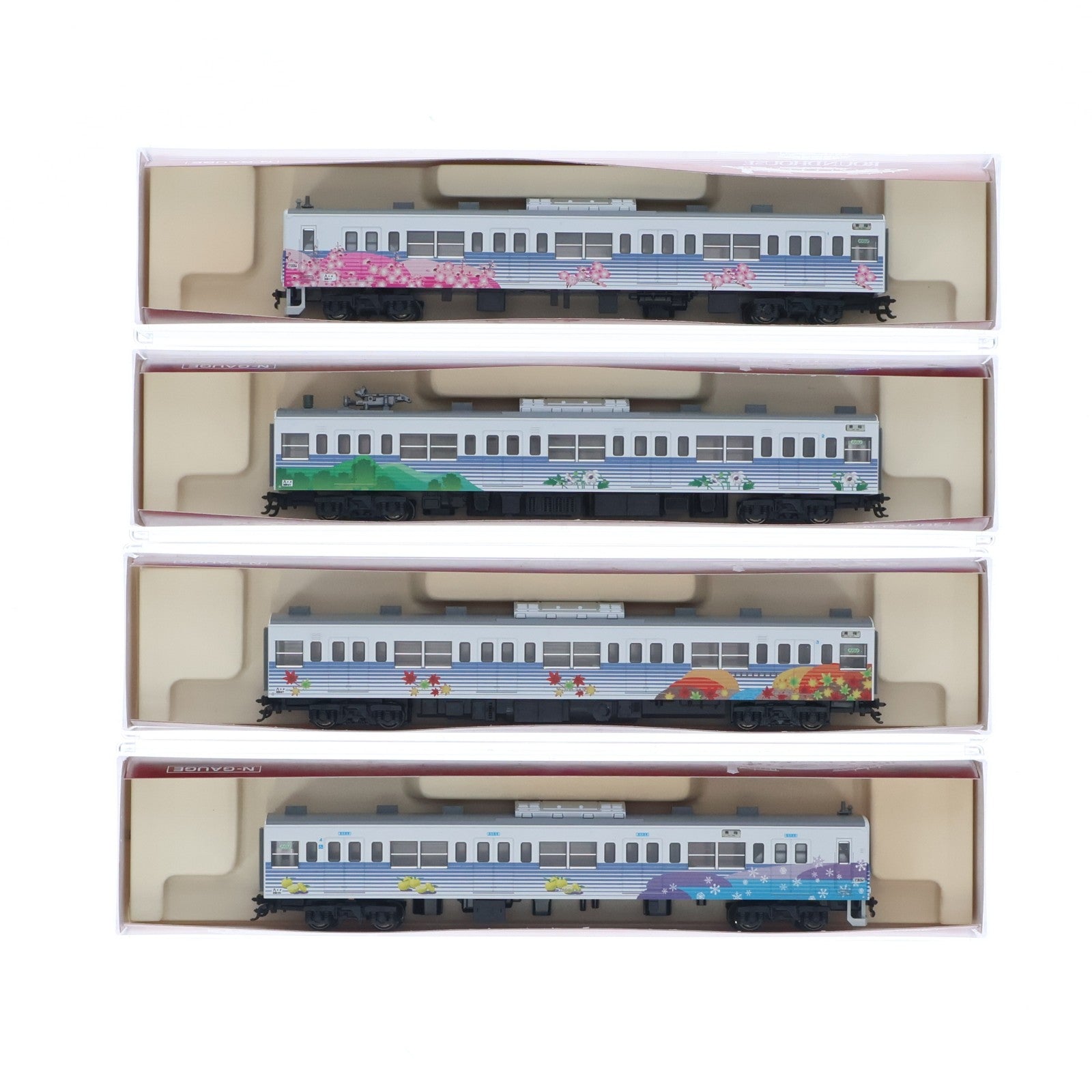 【中古即納】[RWM] 10-919 201系 四季彩タイプ(新色) 4両セット(動力付き) Nゲージ 鉄道模型 KATO(カトー)(20070331)