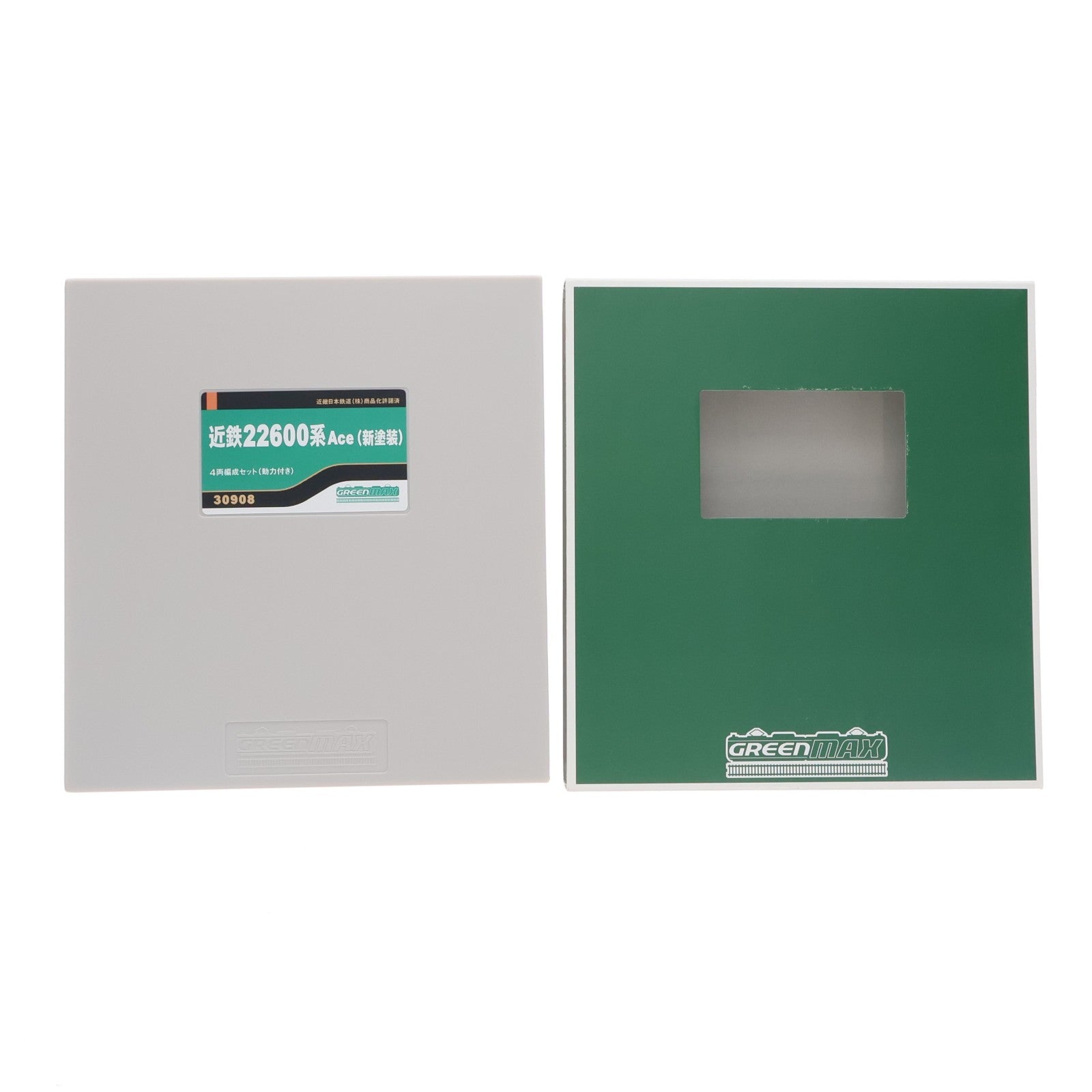【中古即納】[RWM] 30908 近鉄22600系Ace(新塗装) 4両編成セット(動力付き) Nゲージ 鉄道模型 GREENMAX(グリーンマックス)(20200424)