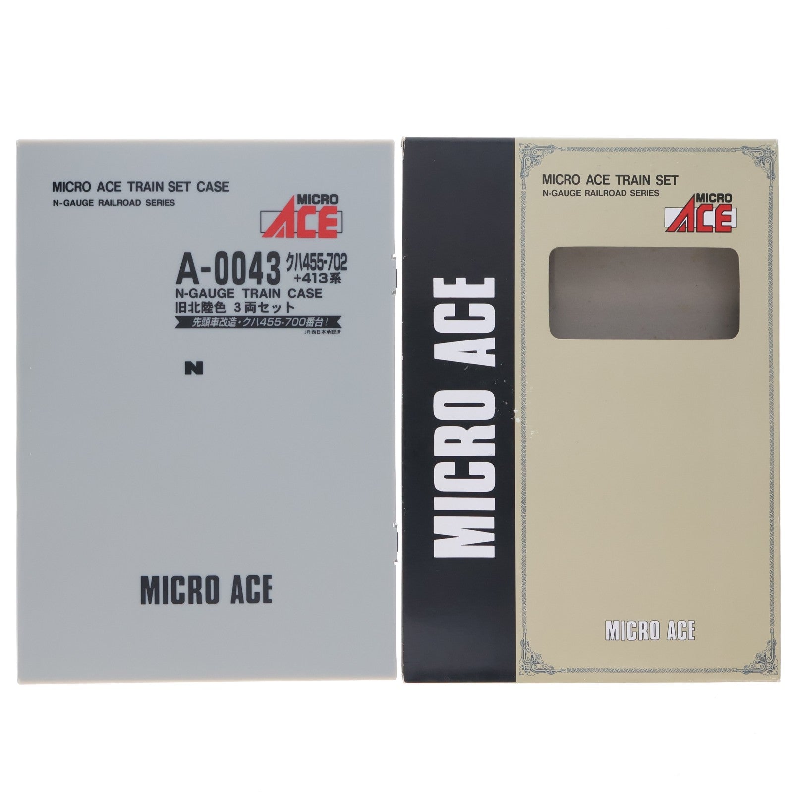 【中古即納】[RWM] A0043 クハ455-702+413系 旧北陸色 3両セット(動力付き) Nゲージ 鉄道模型 MICRO ACE(マイクロエース)(20070331)