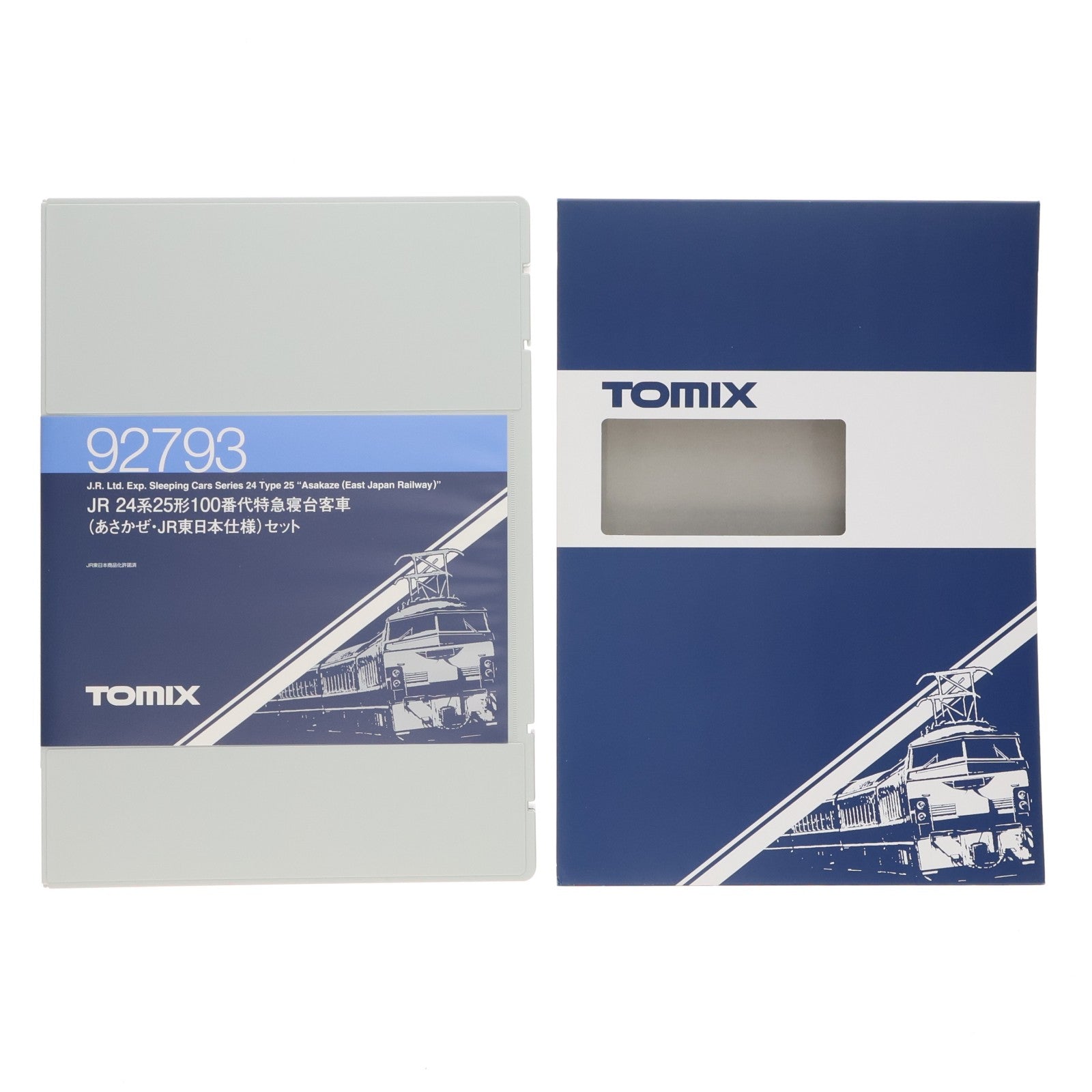 【中古即納】[RWM] 92793 JR 24系25形100番代特急寝台客車(あさかぜ・JR東日本仕様)(7両)(動力無し) Nゲージ 鉄道模型 TOMIX(トミックス)(20100331)
