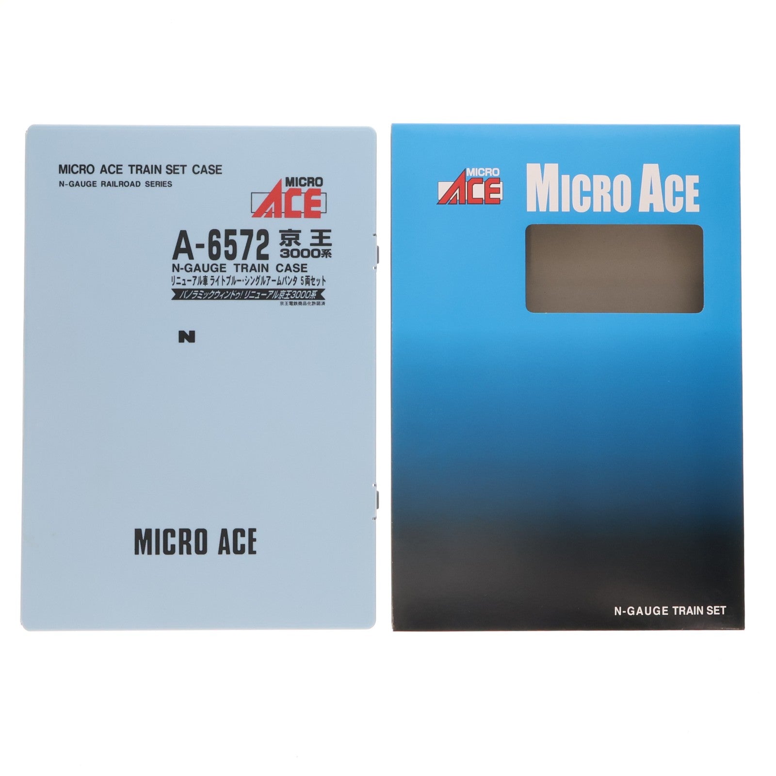 【中古即納】[RWM] A6572 京王3000系 リニューアル車 ライトブルー シングルアームパンタ 5両セット(動力付き) Nゲージ 鉄道模型 MICRO ACE(マイクロエース)(20111030)