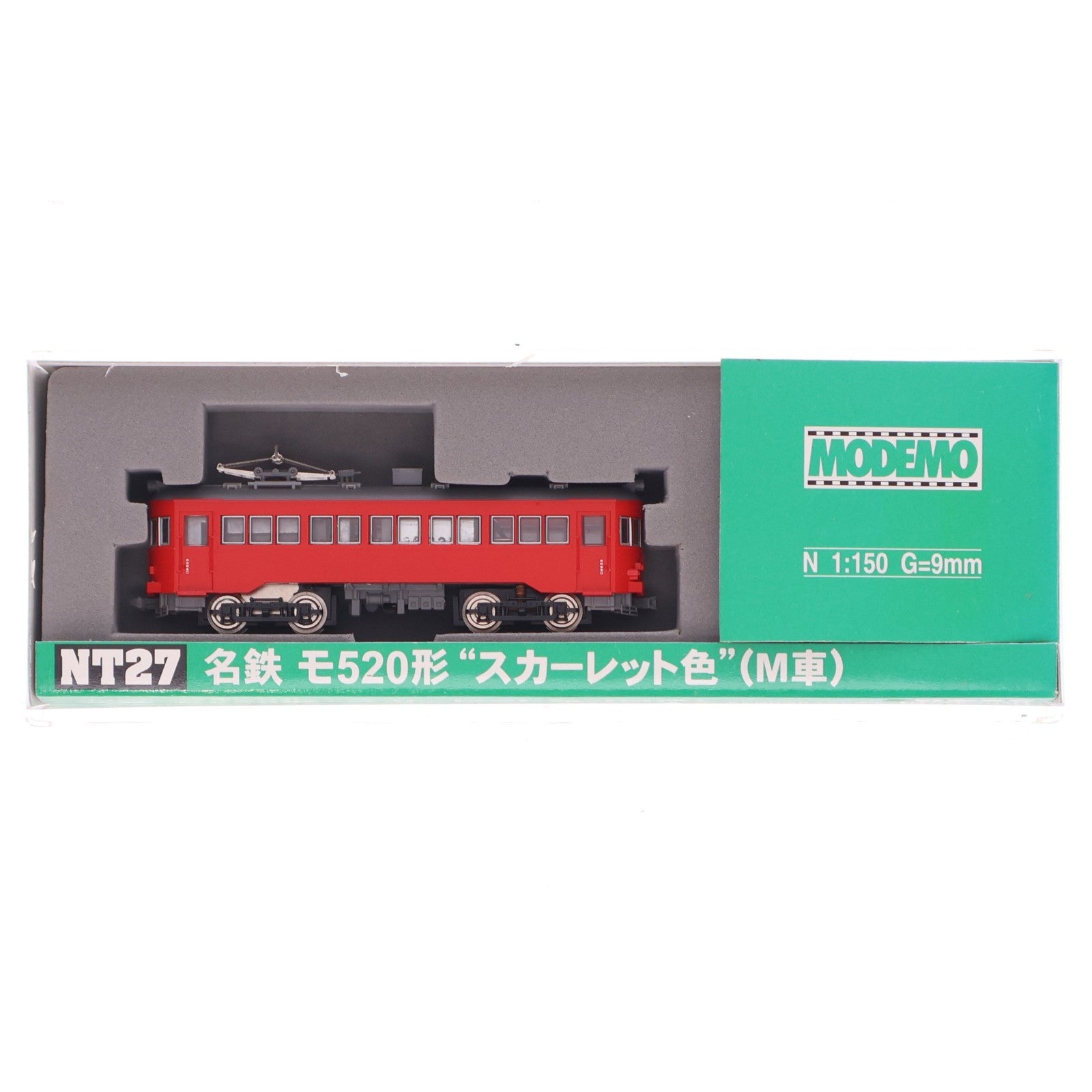 【中古即納】[RWM] NT27 名鉄 モ520形 スカーレット色(M車)(動力付き) Nゲージ 鉄道模型 MODEMO(モデモ)(20030429)