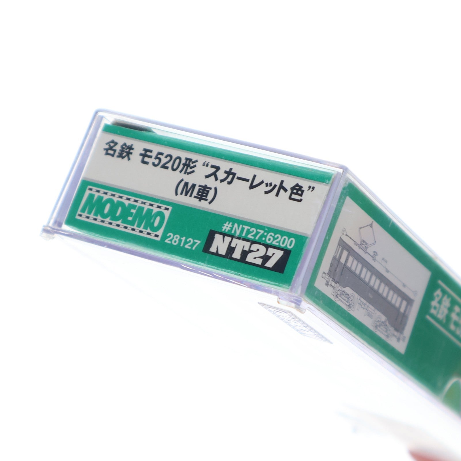 【中古即納】[RWM] NT27 名鉄 モ520形 スカーレット色(M車)(動力付き) Nゲージ 鉄道模型 MODEMO(モデモ)(20030429)