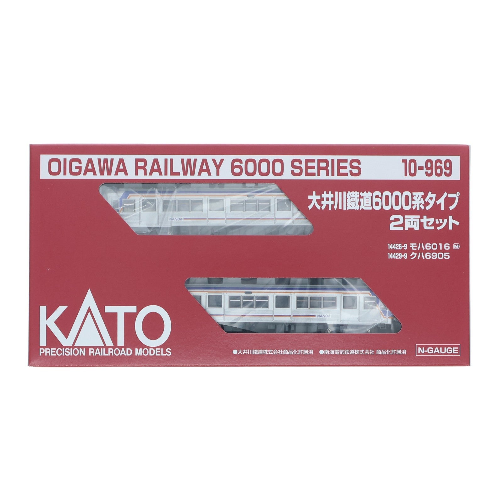 【中古即納】[RWM] 10-969 大井川鐵道6000系タイプ 2両セット(動力付き) Nゲージ 鉄道模型 ホビーセンターカトー/KATO(カトー)(20260403)