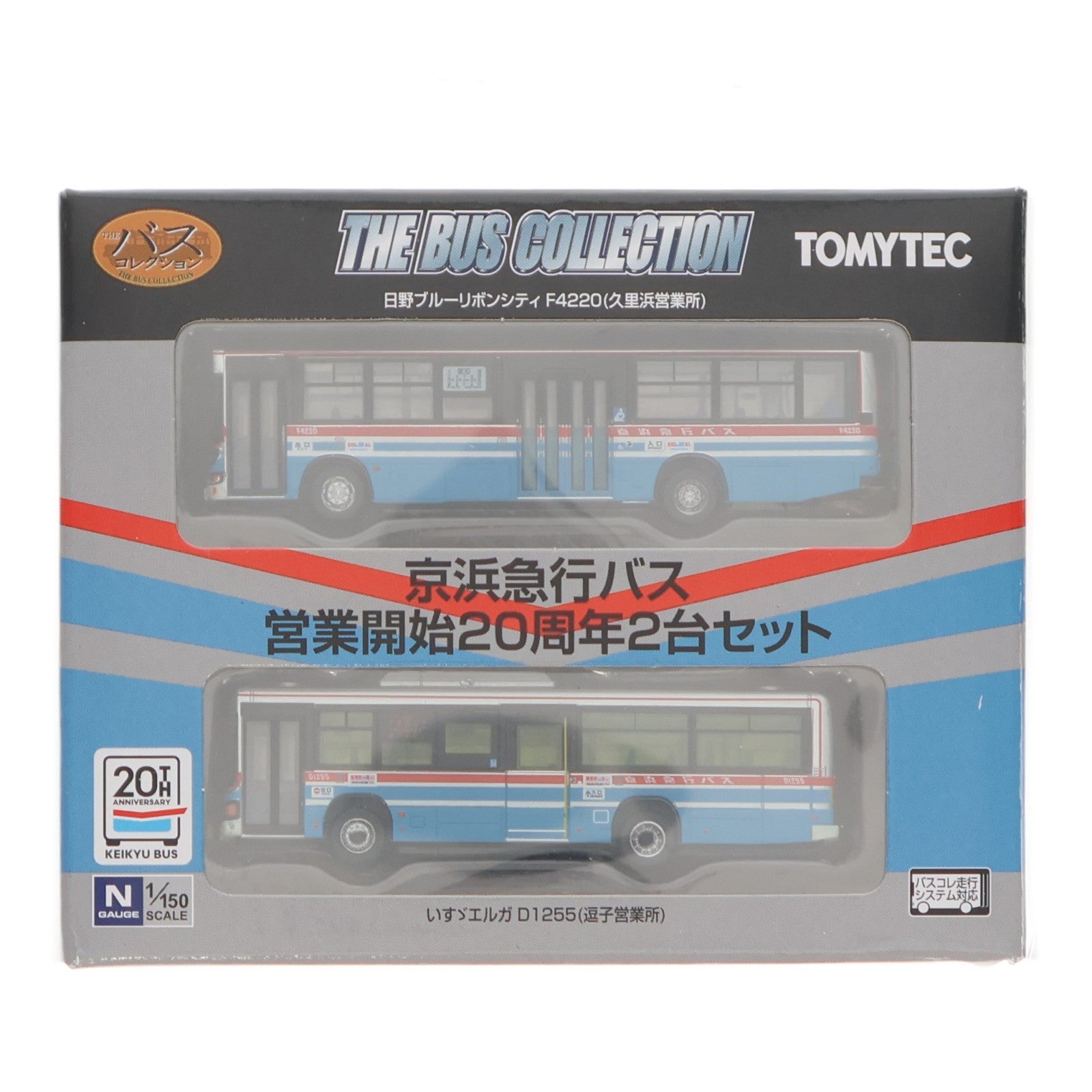 【中古即納】[RWM] 326892 ザ・バスコレクション 京浜急行バス 営業開始20周年2台セット Nゲージ 鉄道模型 TOMYTEC(トミーテック)(20230923)