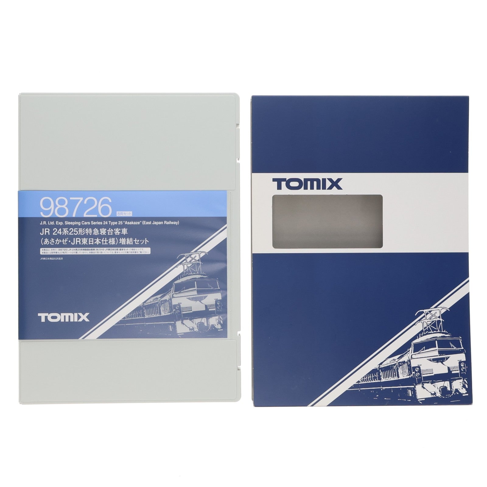 【中古即納】[RWM] 98726 JR 24系25形特急寝台客車(あさかぜ・JR東日本仕様) 増結セット(8両)(動力無し) Nゲージ 鉄道模型 TOMIX(トミックス)(20210328)