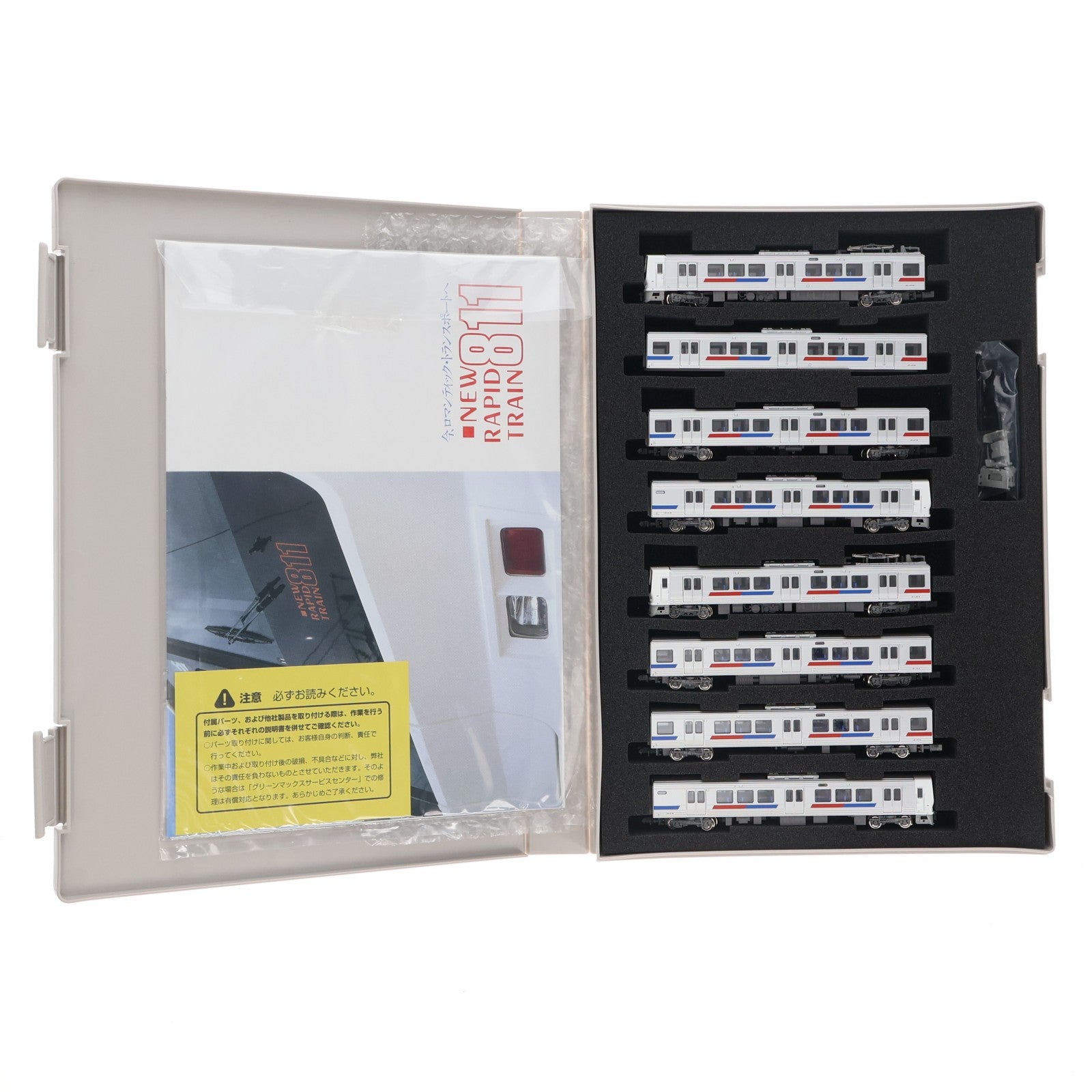 【中古即納】[RWM] 50758 【初回生産限定仕様】JR九州811系(100番代+0番代) 8両編成セット(動力付き) Nゲージ 鉄道模型 GREENMAX(グリーンマックス)(20231220)