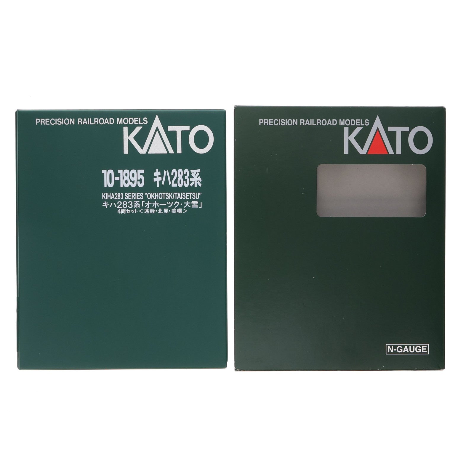 【中古即納】[RWM] 10-1895 キハ283系「オホーツク・大雪」 4両セット(遠軽・北見・美幌)(動力付き) Nゲージ 鉄道模型 KATO(カトー)(20240530)