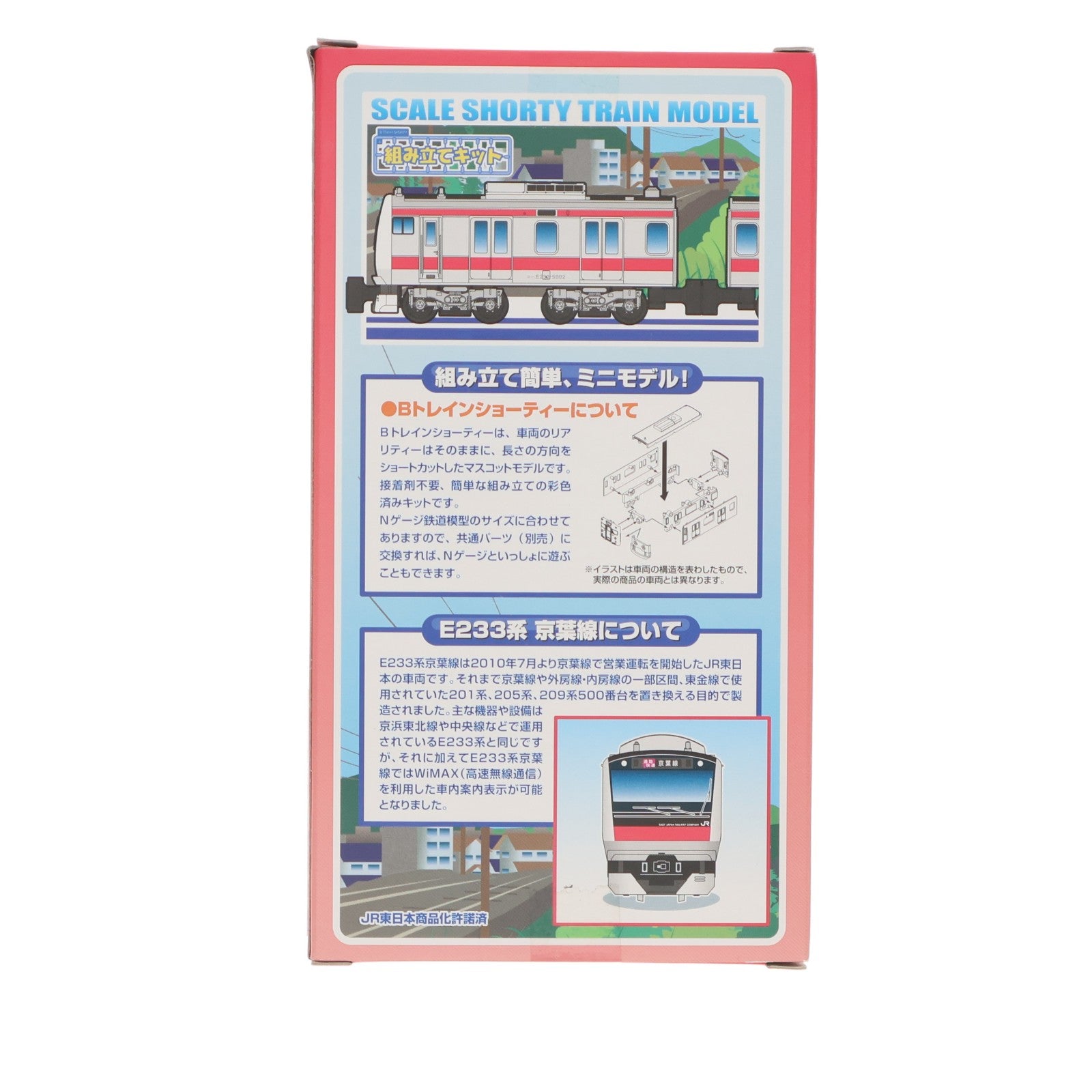 【中古即納】[RWM] Bトレインショーティー E233系・京葉線 2両セット 組み立てキット Nゲージ 鉄道模型 バンダイ(20130810)