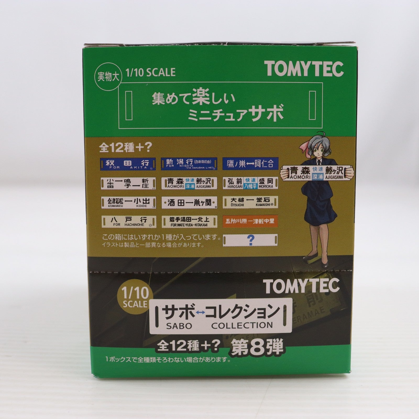 【中古即納】[RWM] (BOX) 270348 部品模型シリーズ サボコレクション 第8弾 東北編 Nゲージ 鉄道模型(12個) TOMYTEC(トミーテック)(20110531)