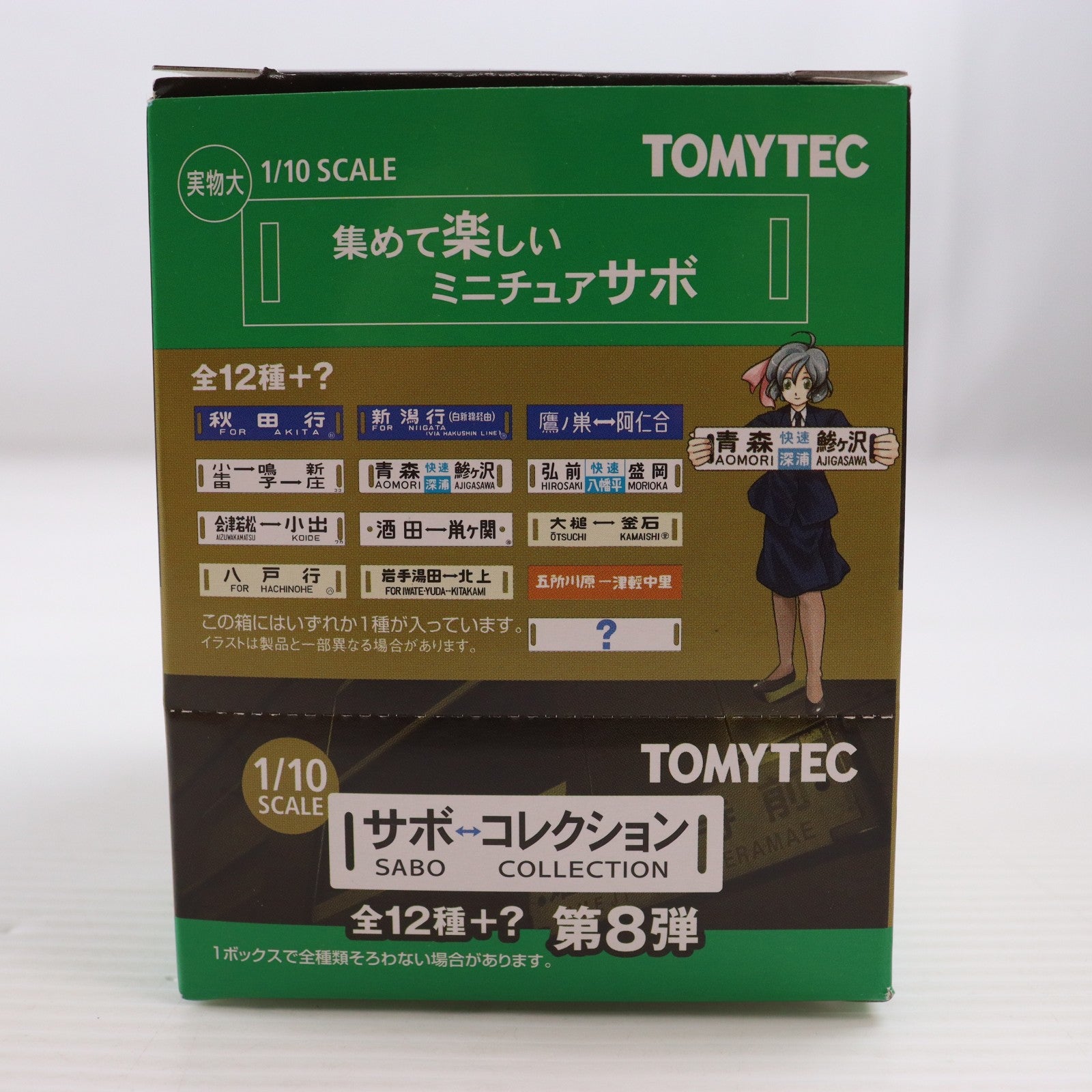 【中古即納】[RWM] (BOX) 270348 部品模型シリーズ サボコレクション 第8弾 東北編 Nゲージ 鉄道模型(12個) TOMYTEC(トミーテック)(20110531)