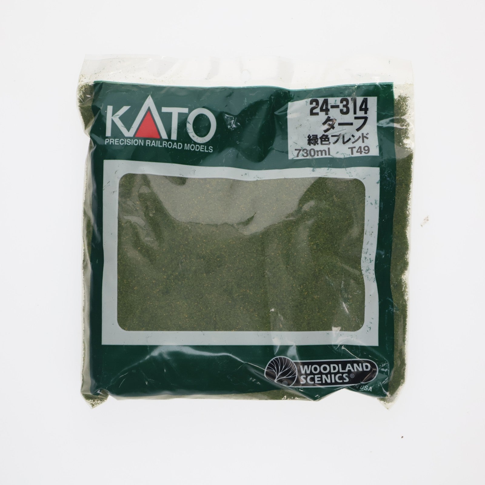 【中古即納】[RWM] 24-314 ターフ 緑色ブレンド(T49) Nゲージ・HOゲージ 鉄道模型 KATO(カトー)/WOODLAND SCENICS(ウッドランドシーニックス)(20070831)