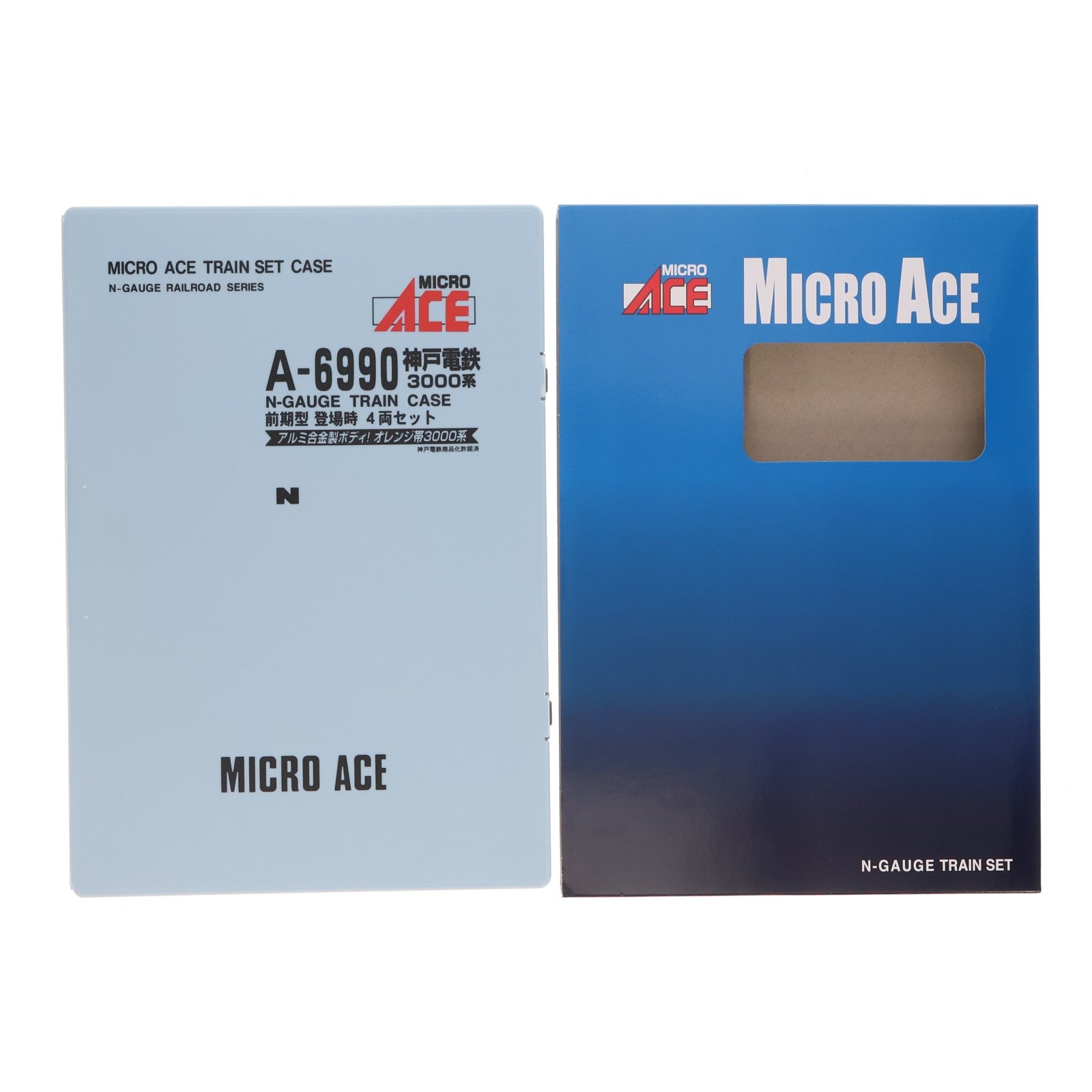 【中古即納】[RWM] A6990 神戸電鉄 3000系 前期型 登場時 4両セット(動力付き) Nゲージ 鉄道模型 MICRO ACE(マイクロエース)(20120228)