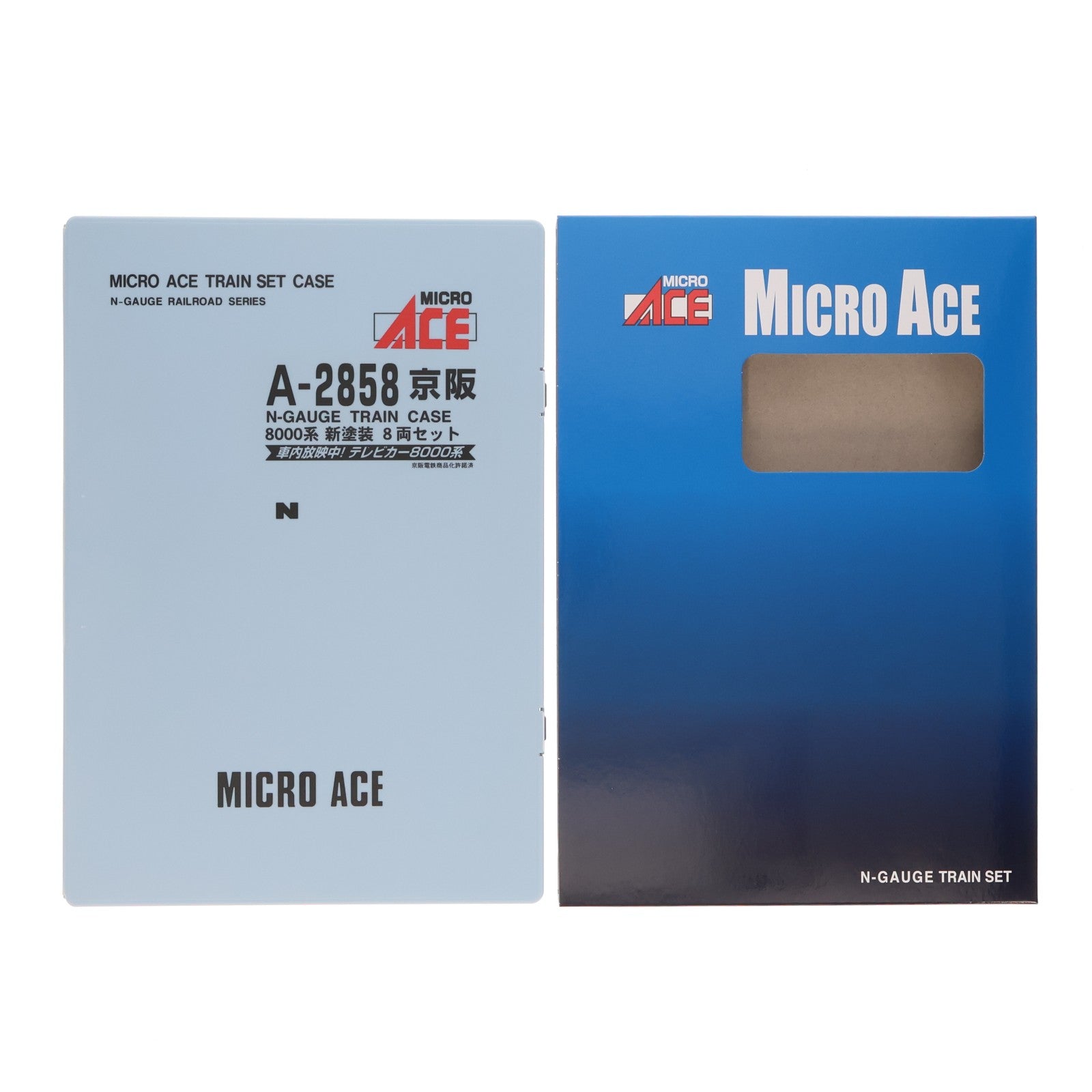 【中古即納】[RWM] A2858 京阪8000系 新塗装 8両セット(動力付き) Nゲージ 鉄道模型 MICRO ACE(マイクロエース)(20131031)