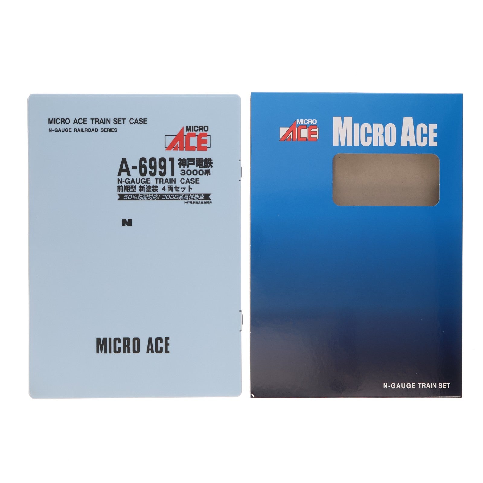 【中古即納】[RWM] A6991 神戸電鉄 3000系 前期型 新塗装 4両セット(動力付き) Nゲージ 鉄道模型 MICRO ACE(マイクロエース)(20120228)